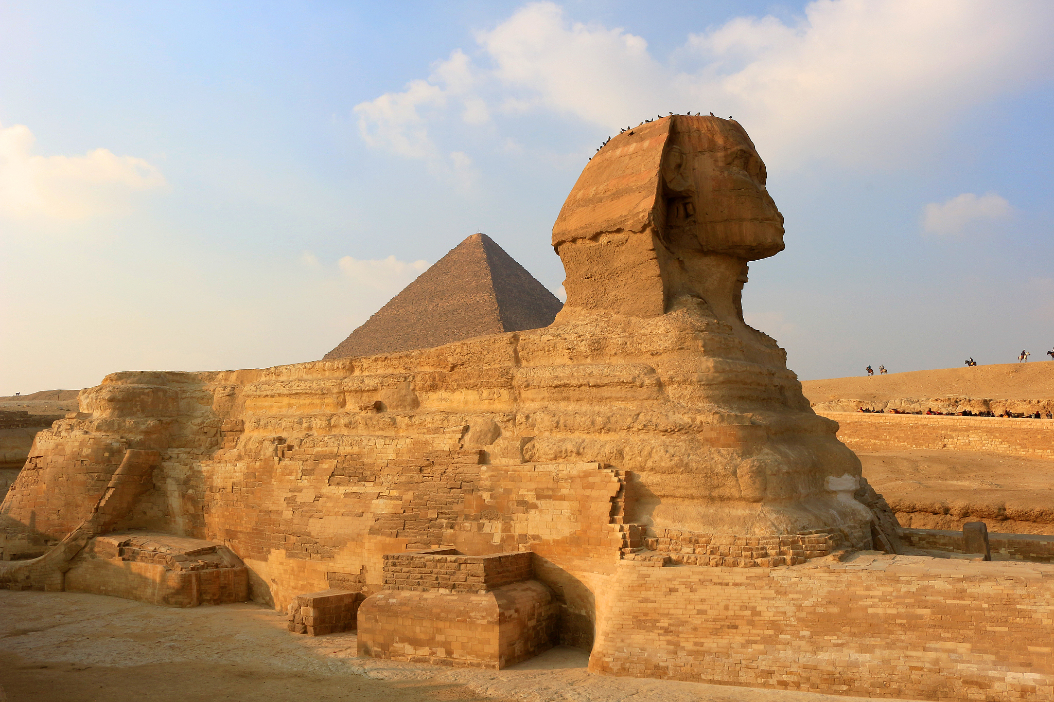 the sphinx at giza, egypt