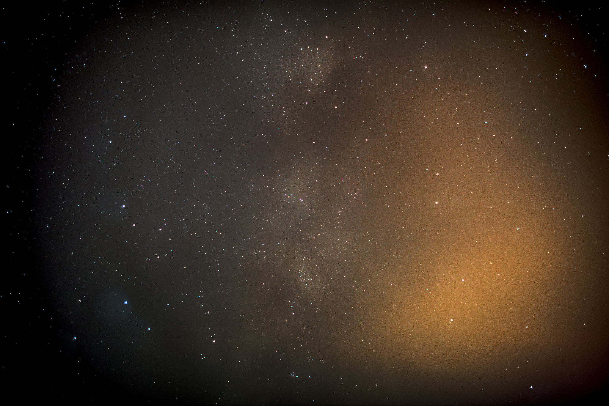 stars in the night sky.