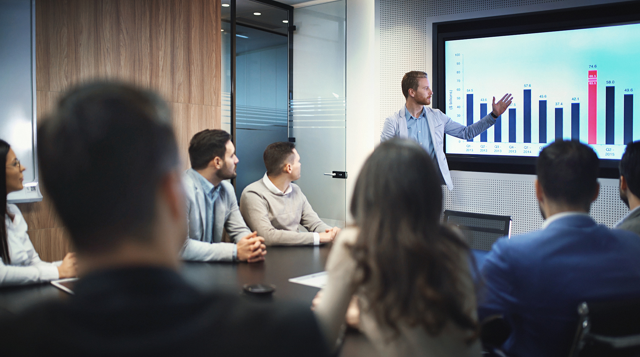 board room meeting.