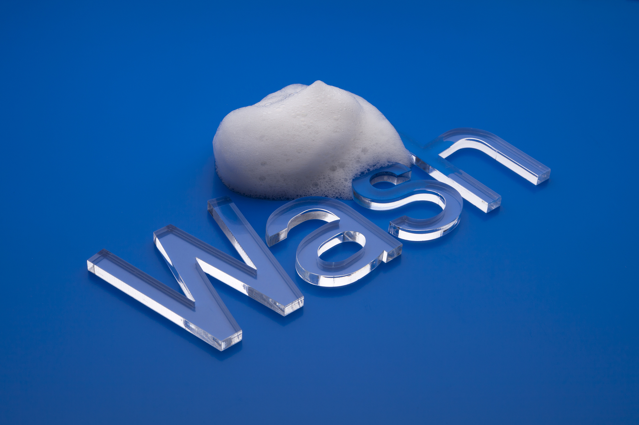 wash text