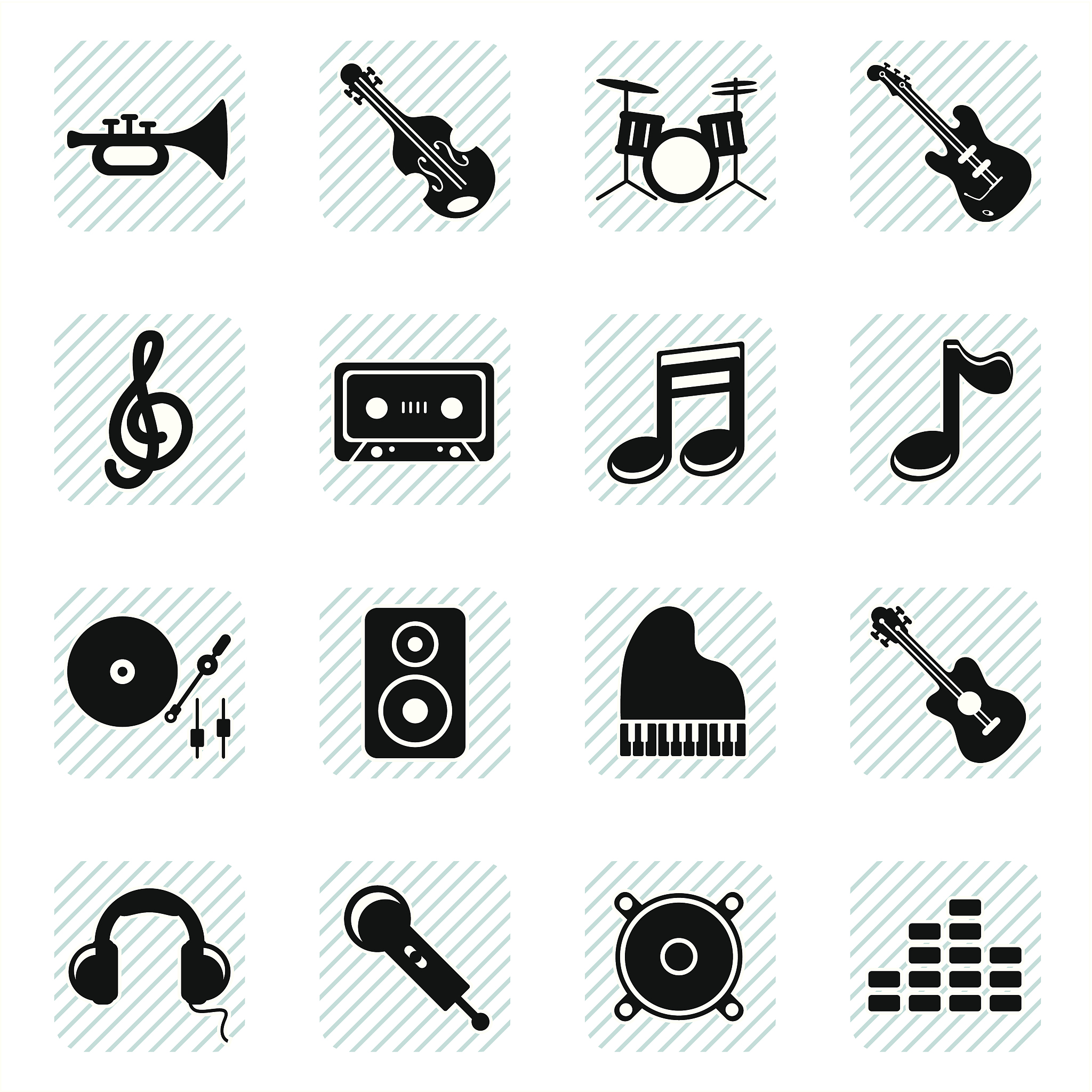 music icons (vector)