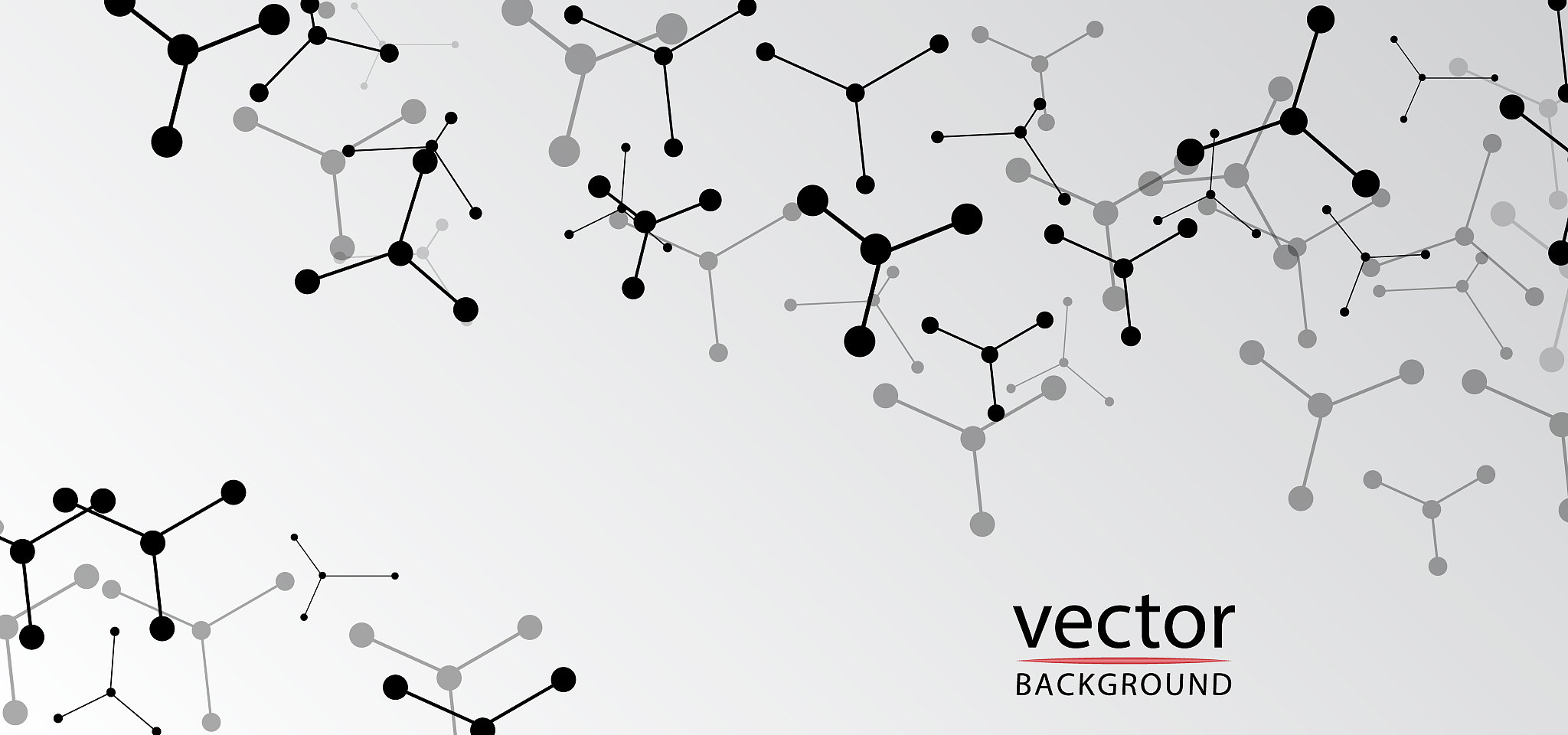 molecule structure vector illustration background