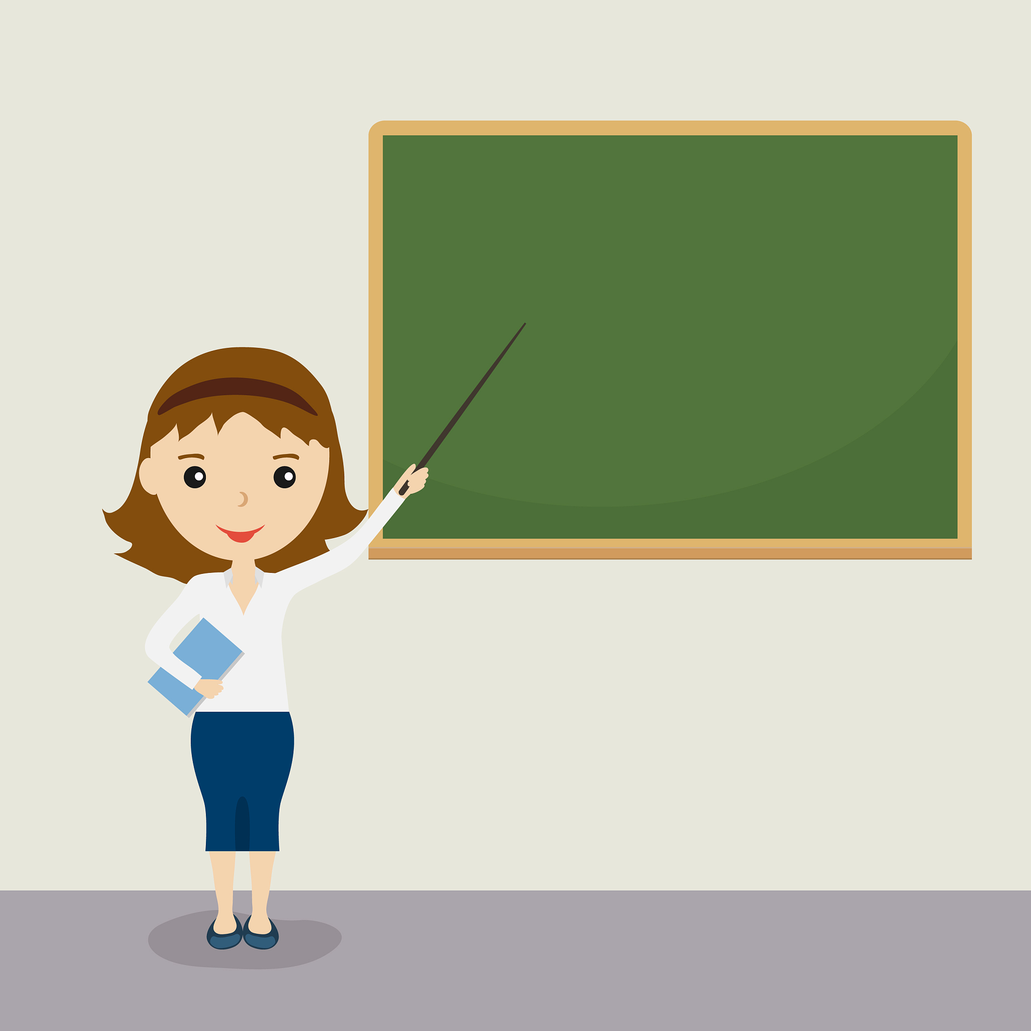 teacher on lesson