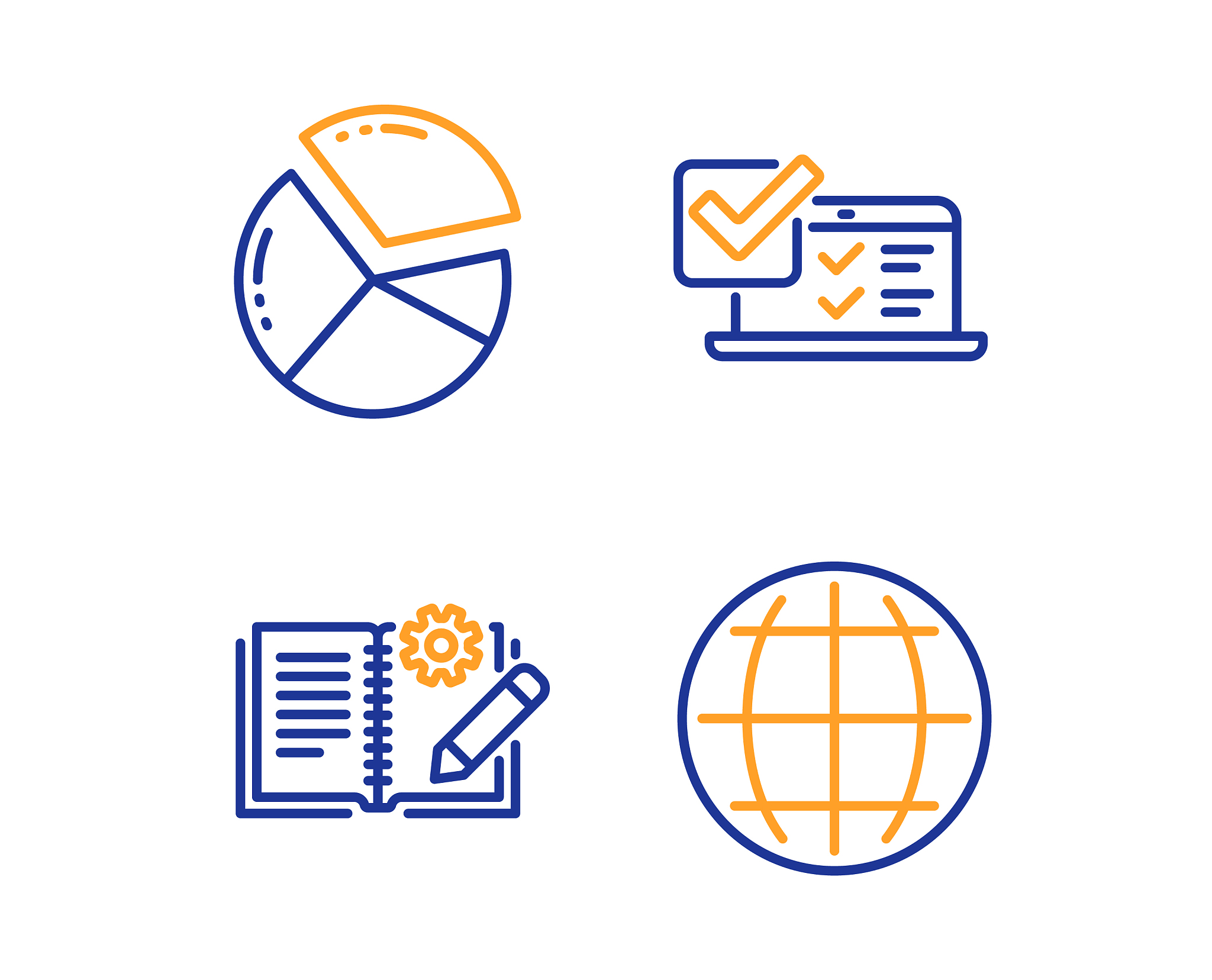 online survey pie chart and engineering