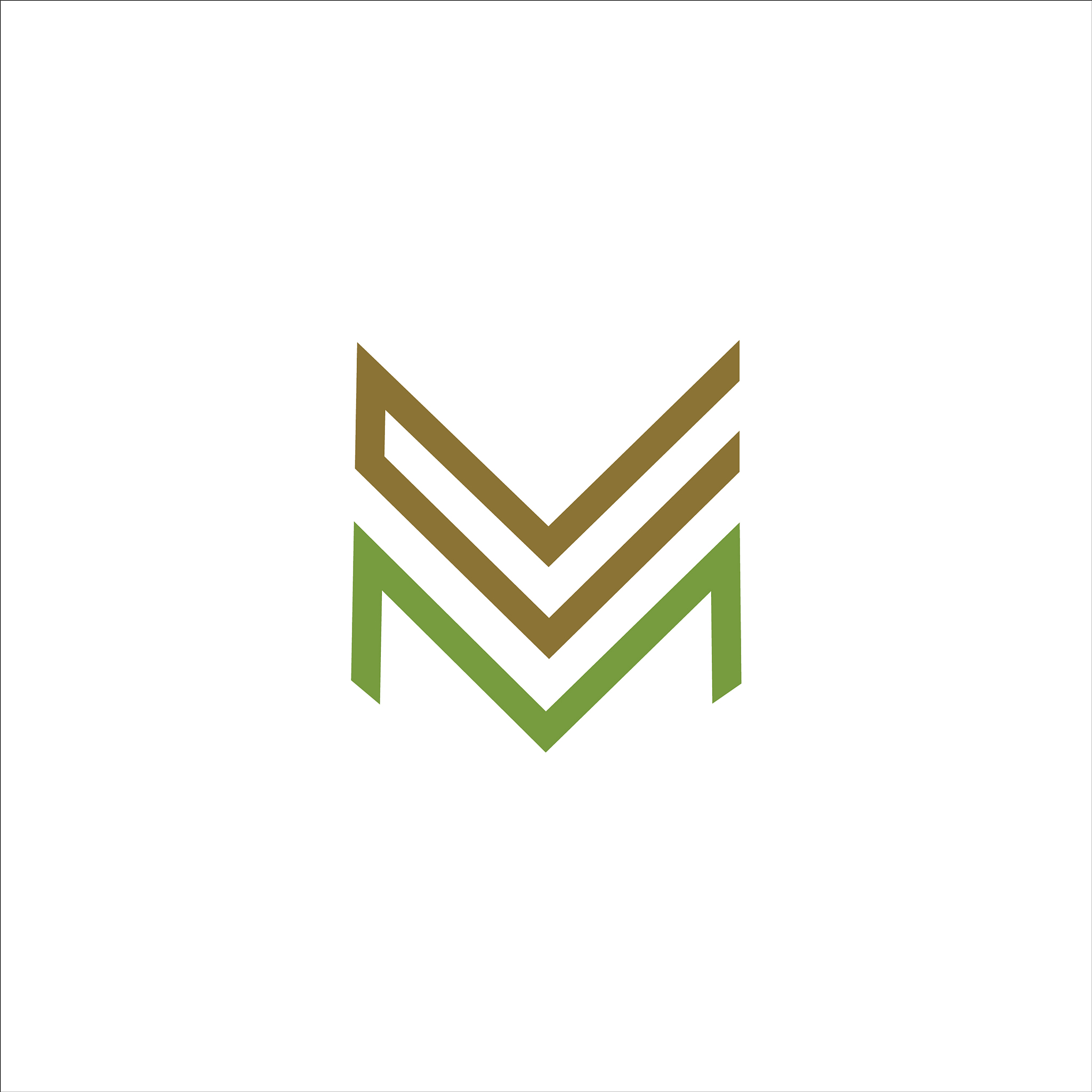 initial letter m or mm logo design template