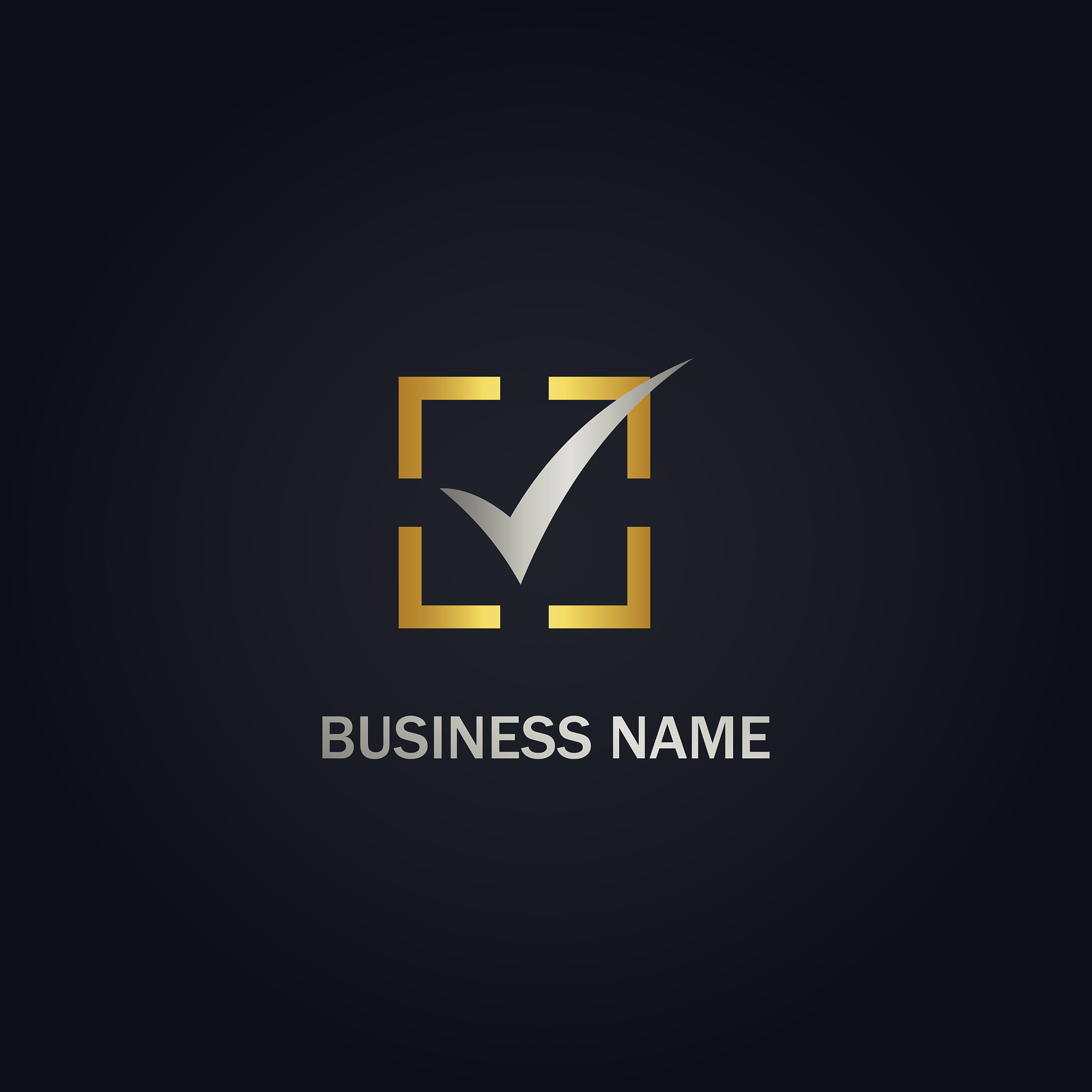 check list vote gold logo