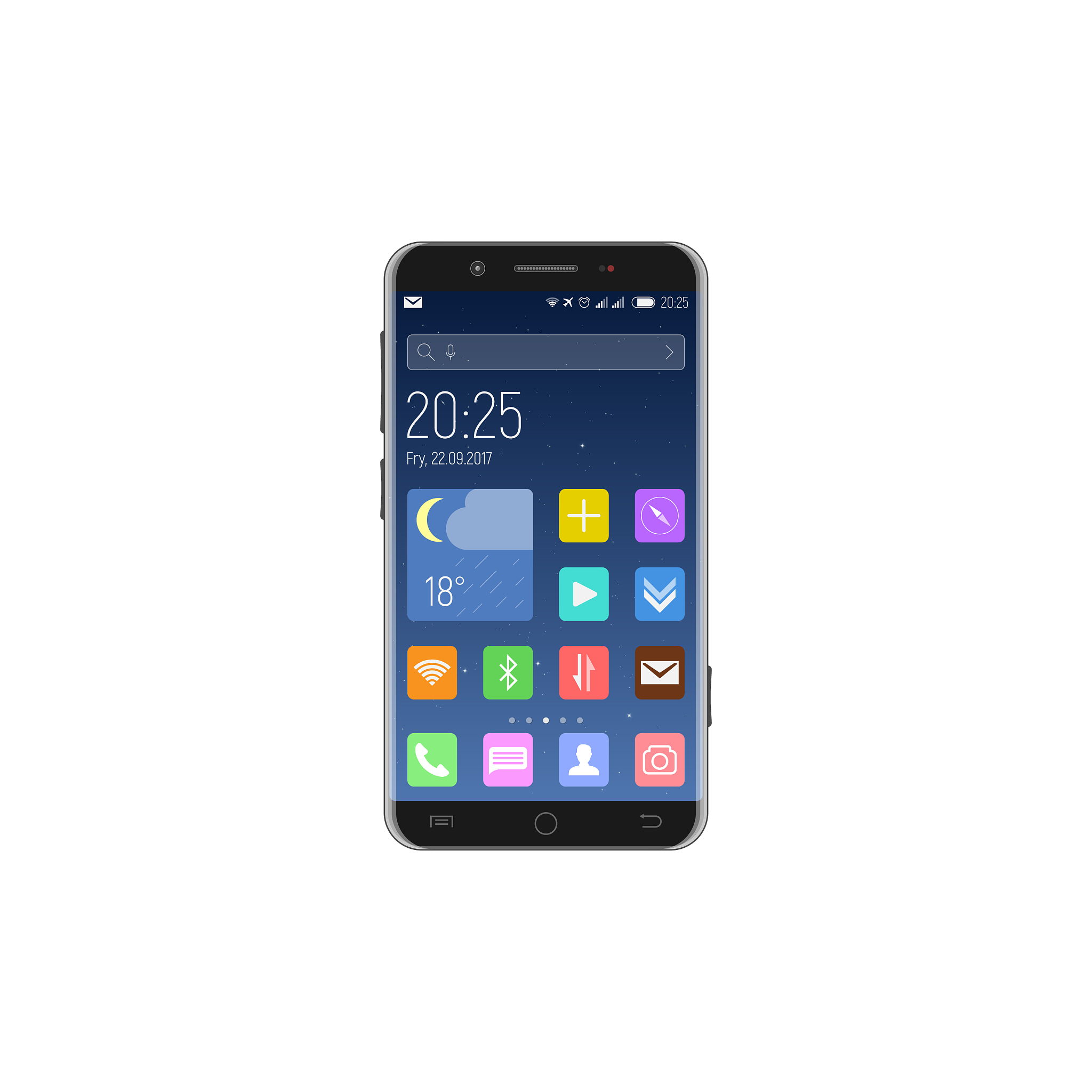 smartphone unlocked with apps