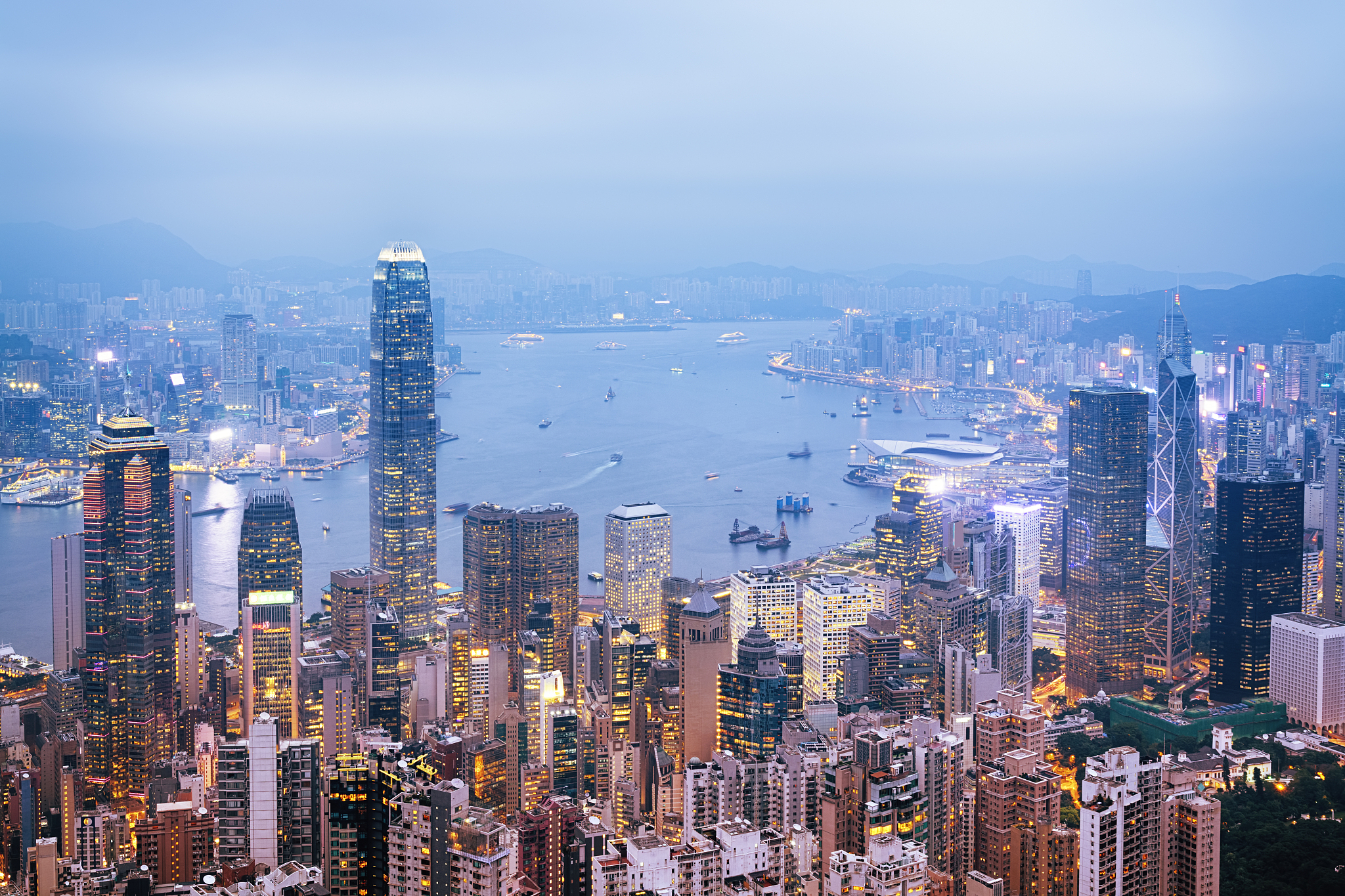 hong kong skyline