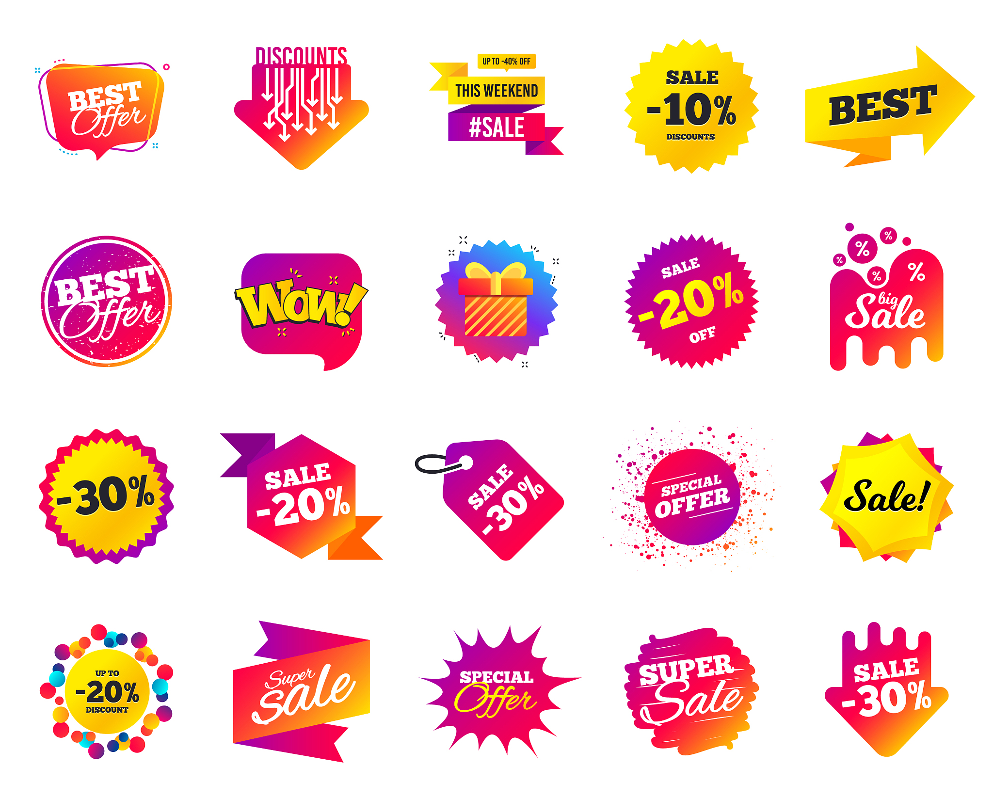 sale banner special offer template tags cyber