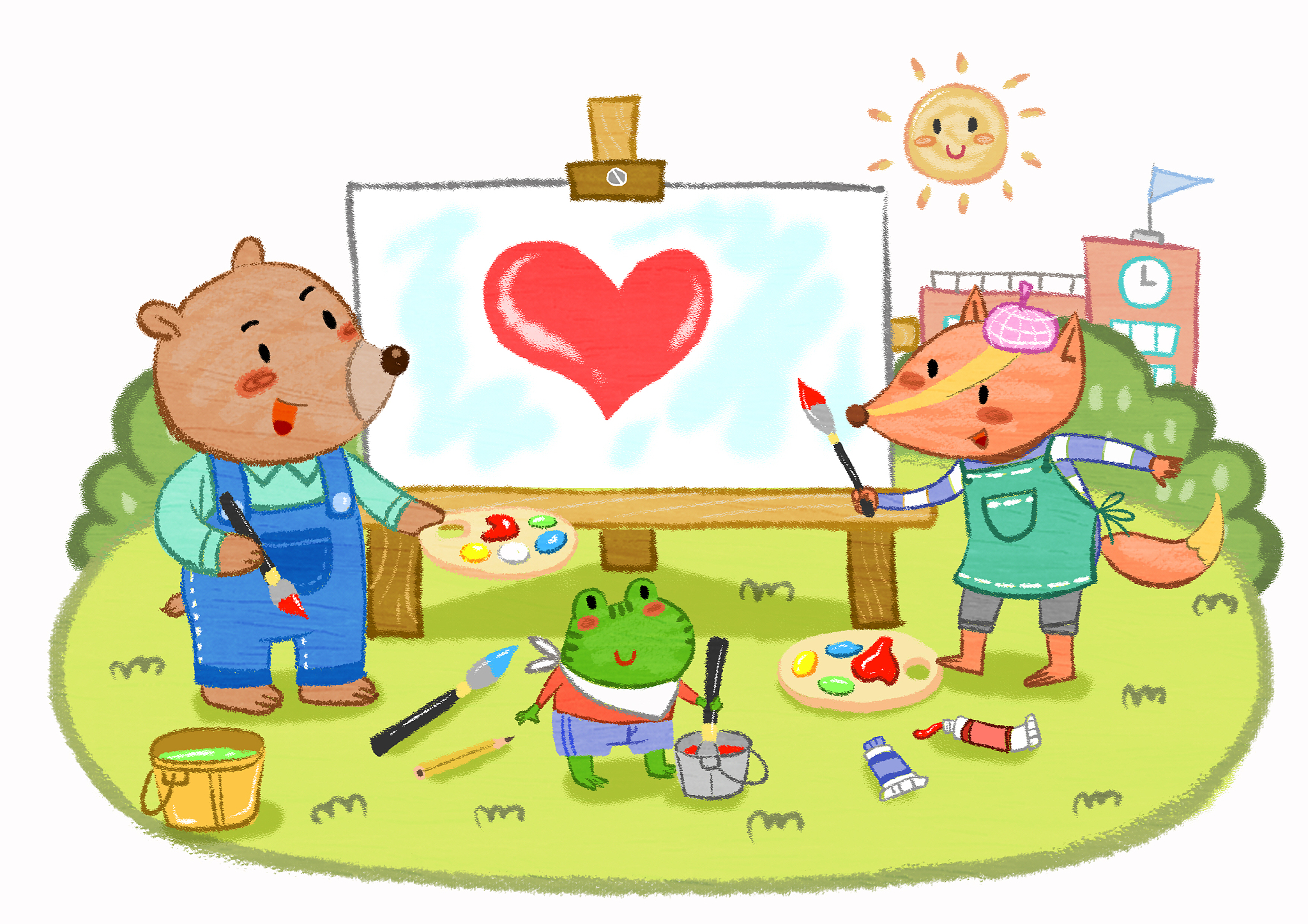 《小熊和小狗》绘本案例：巧妙问题设置，反思友善与帮助