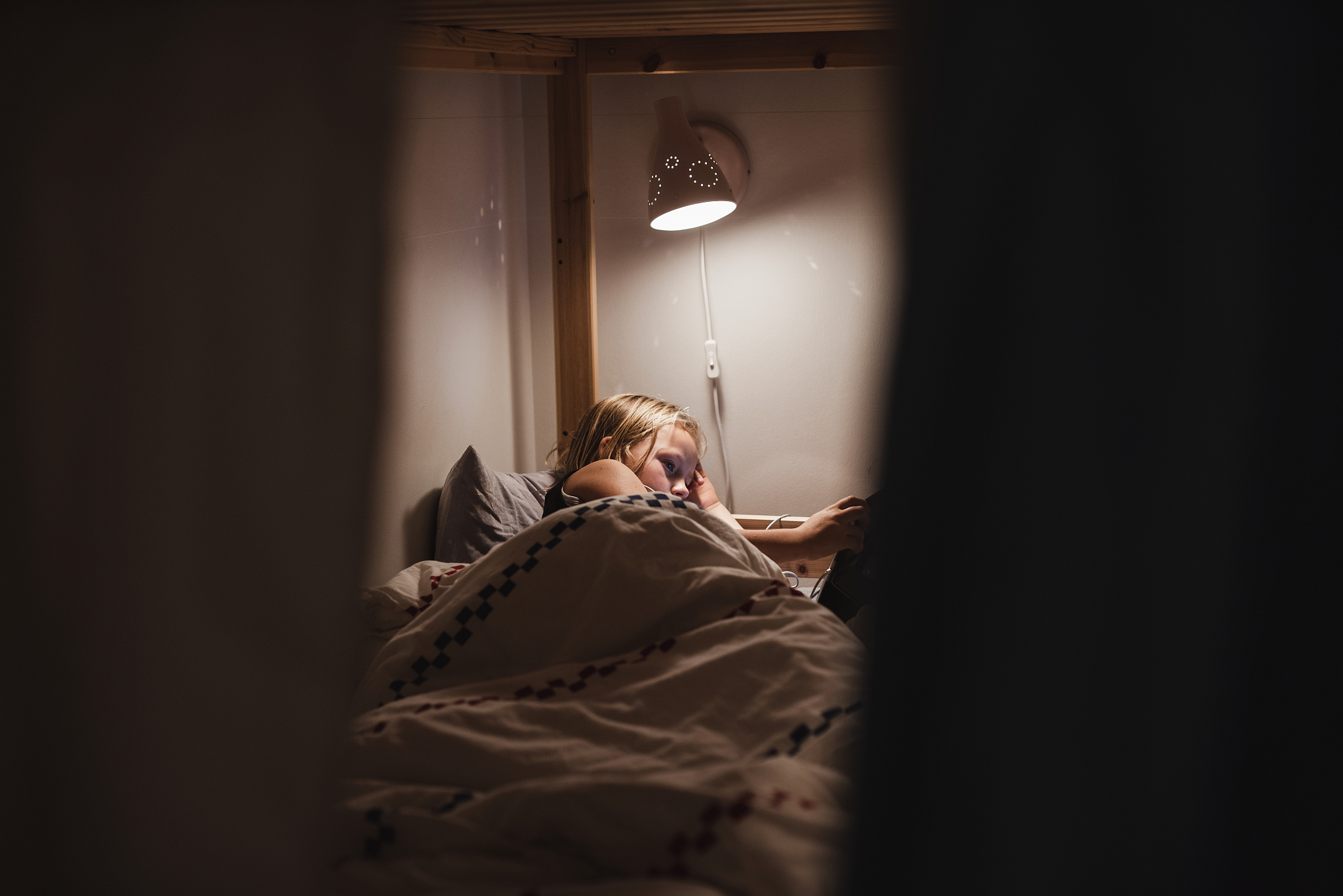 girl in bed