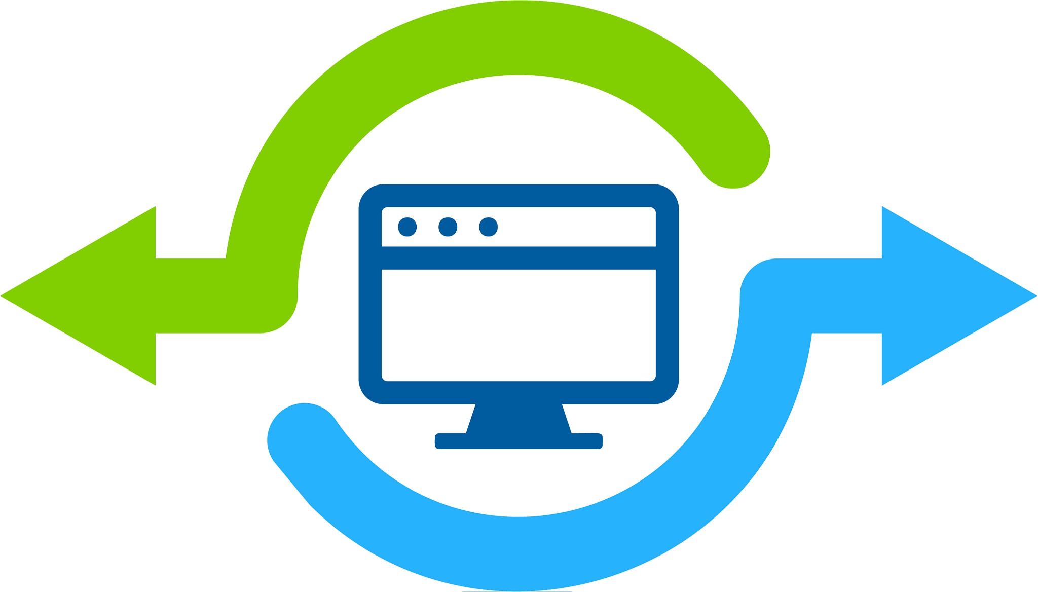 computer share logo icon design