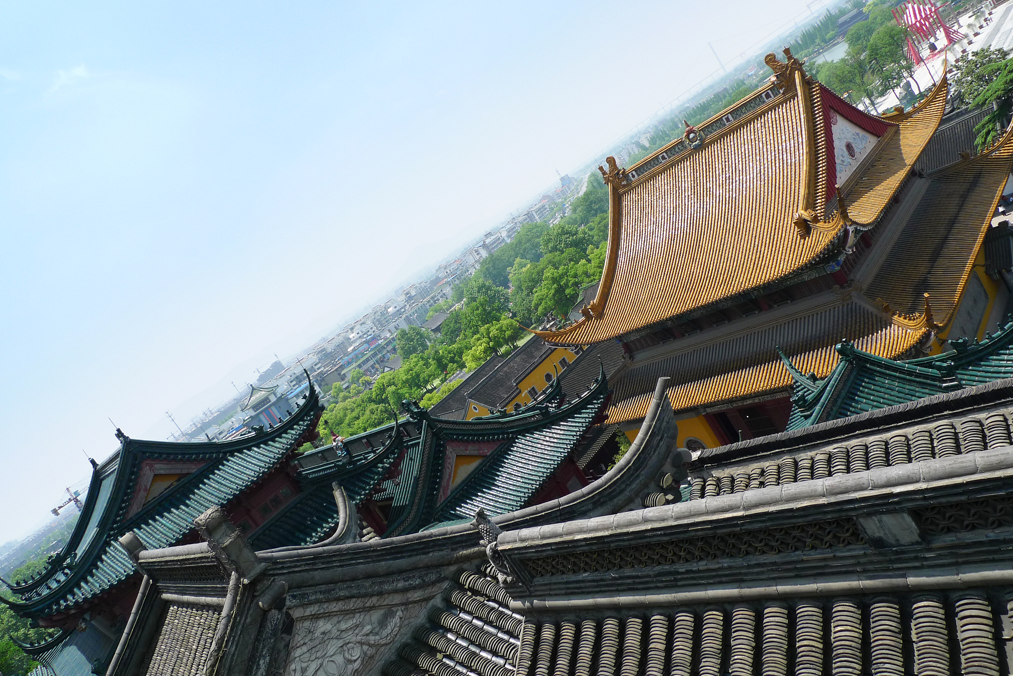 chinese palace roof tops