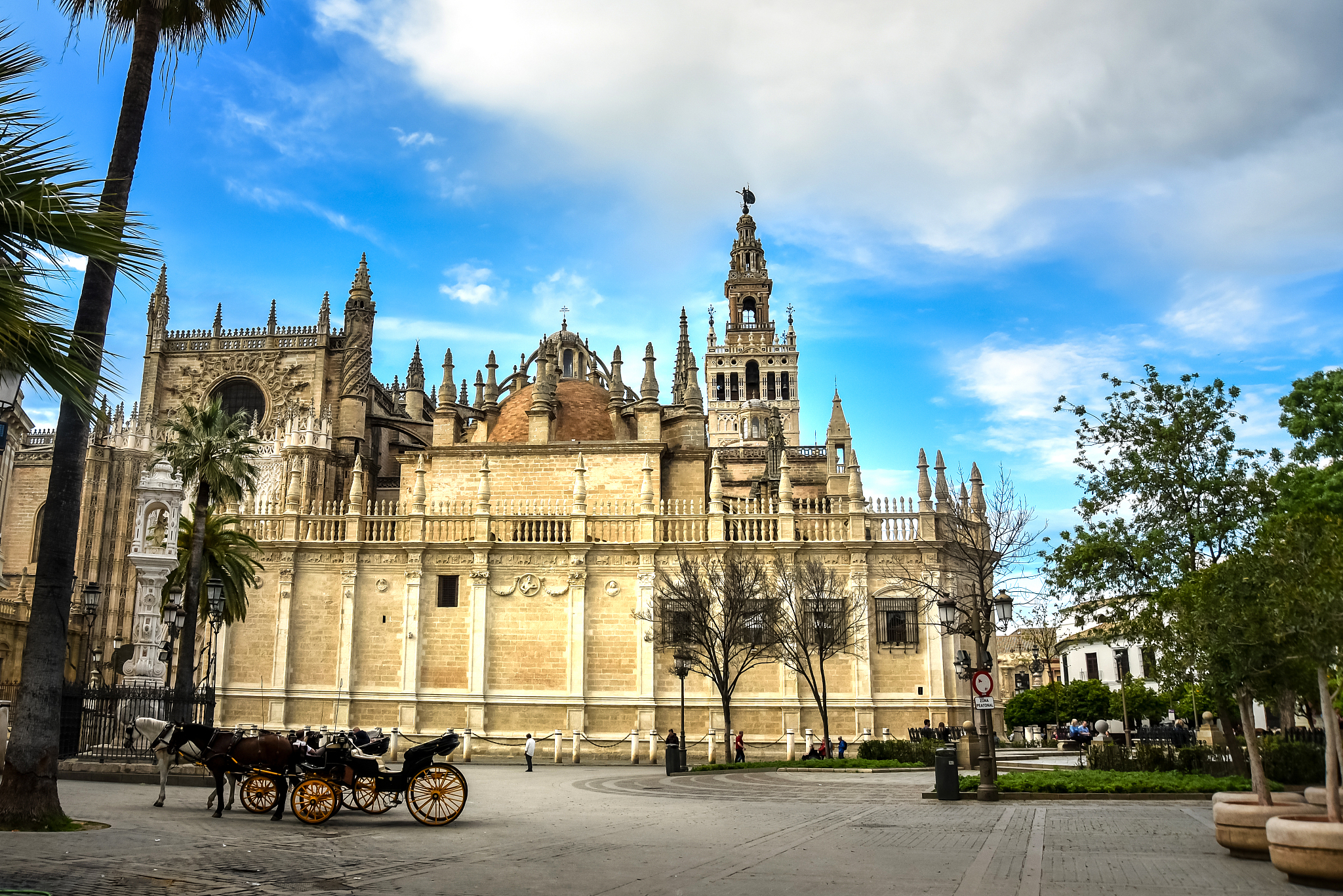 the lady of faith cathedral in seville spain