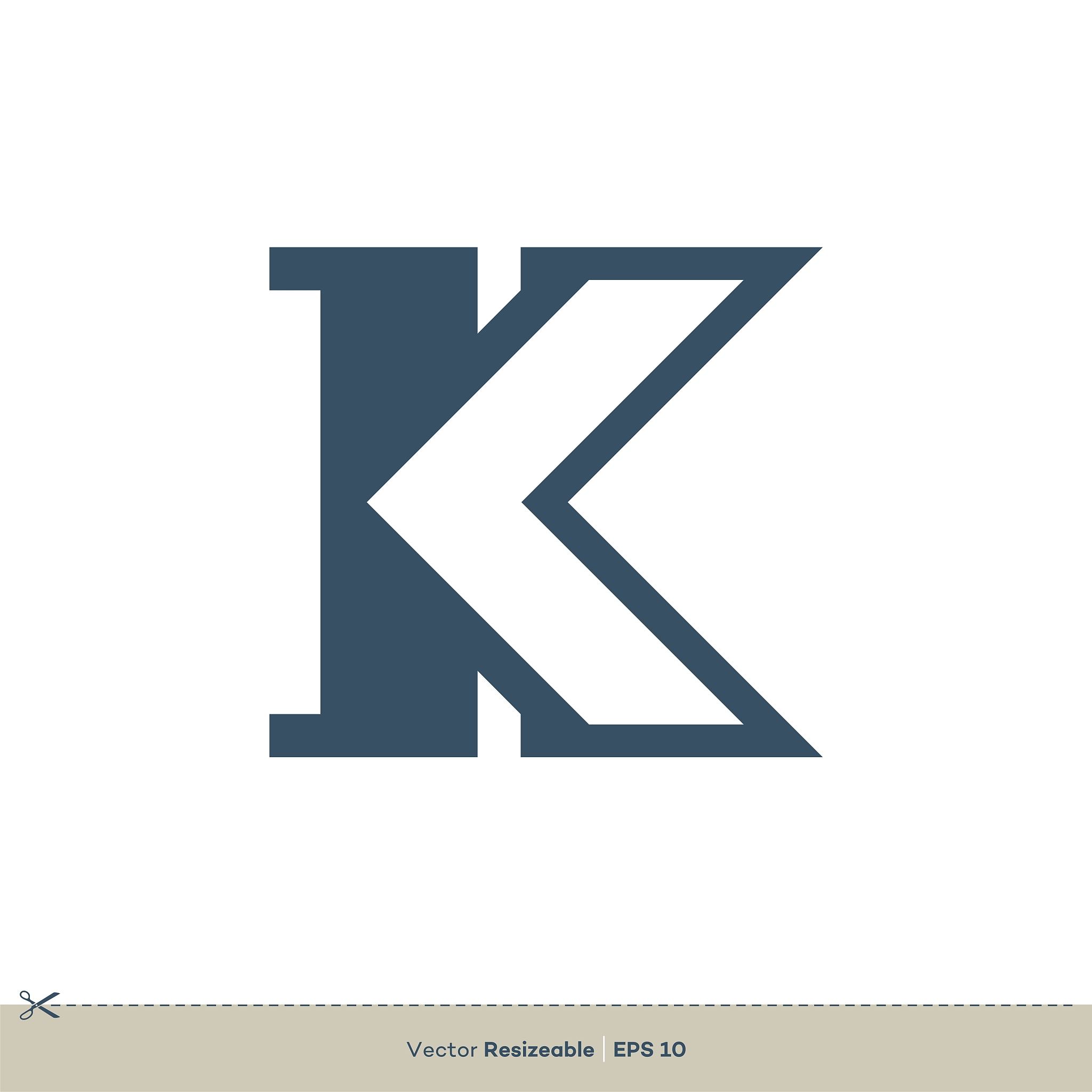 k letter logo template illustration design. vector eps 10.