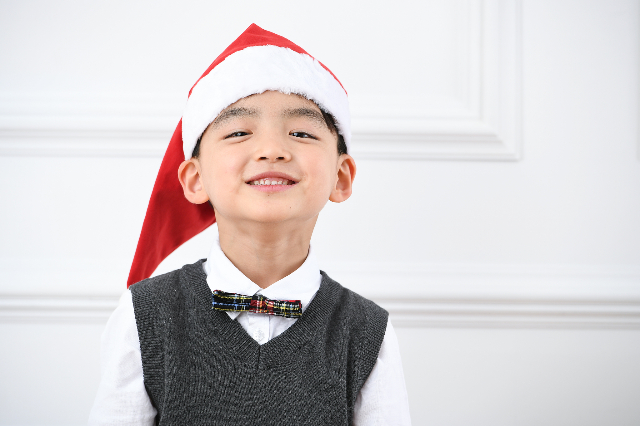 a boy wearing a hat
