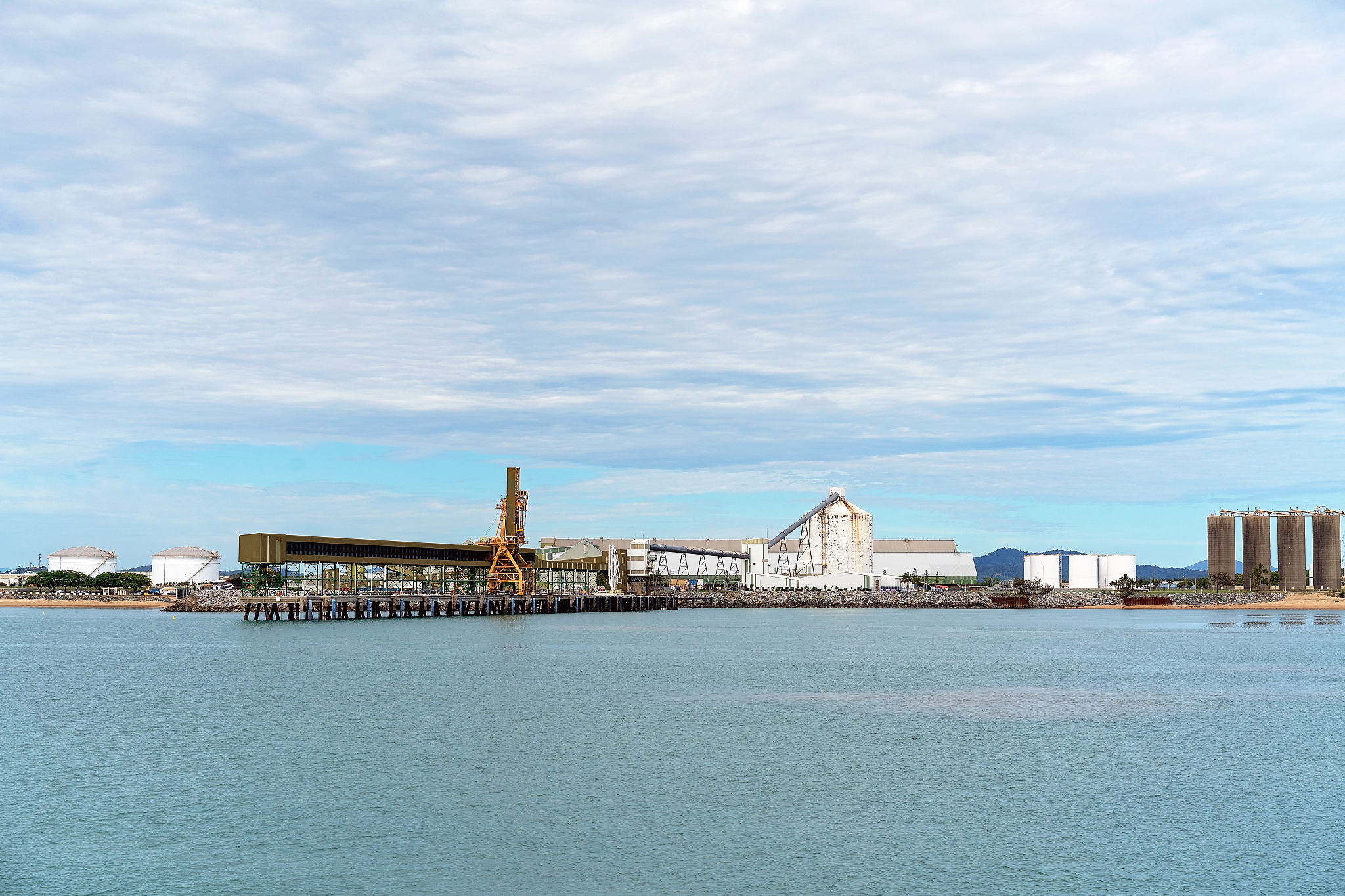 commercial wharf at harbor