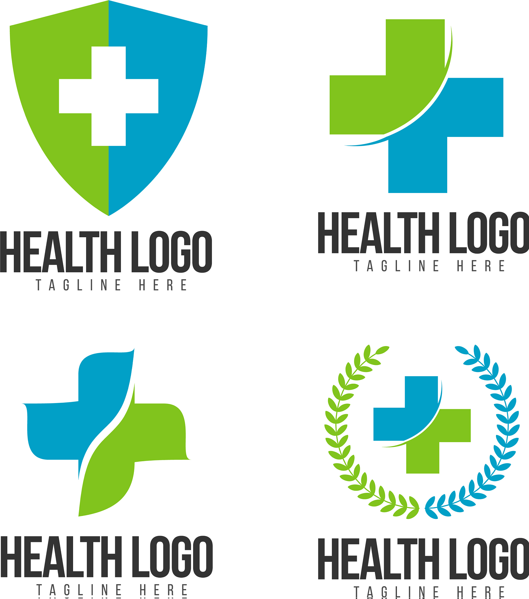 health logo template design