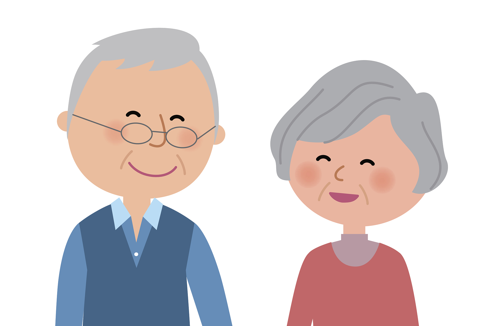 elderly couple