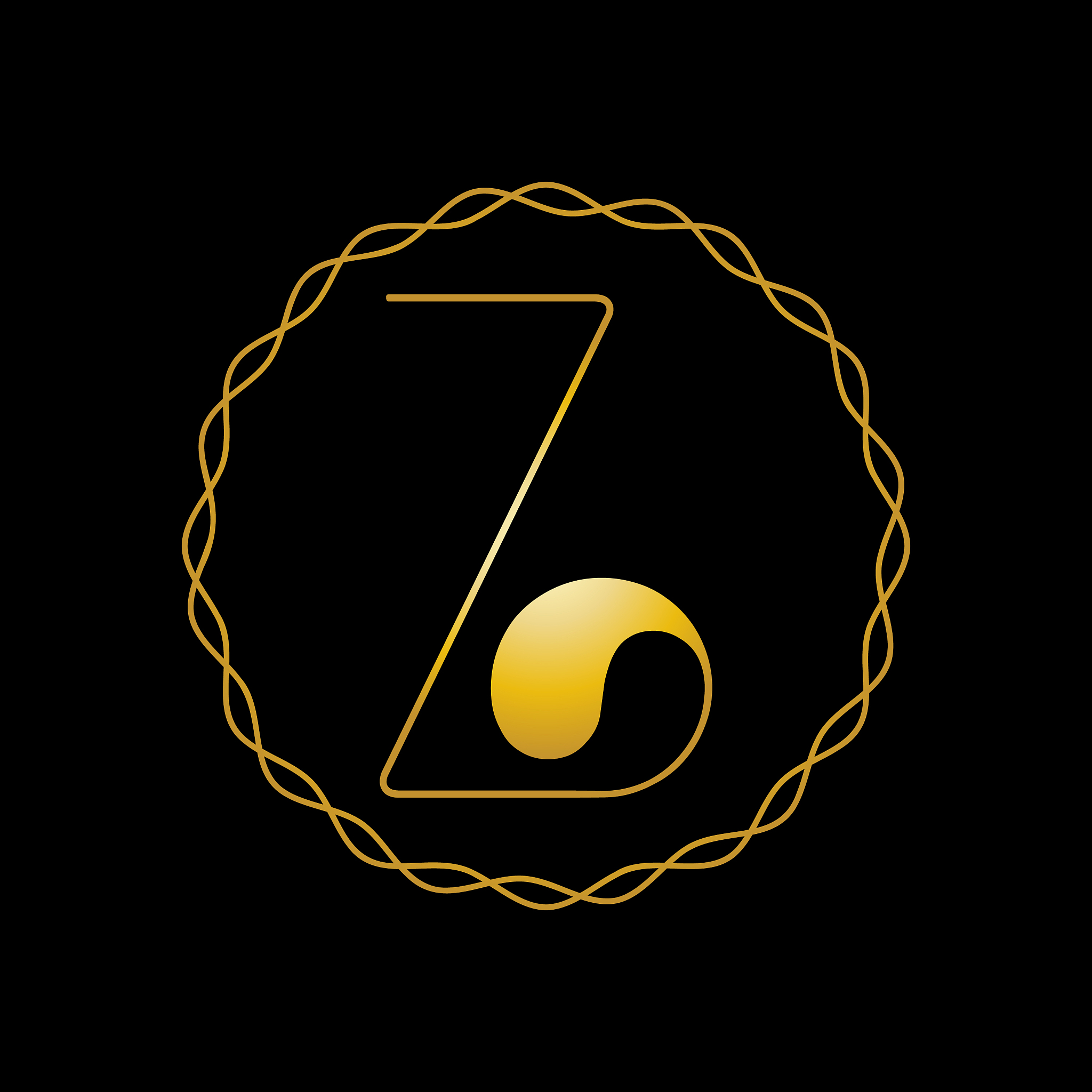 z luxury letter logo template in for restaurant