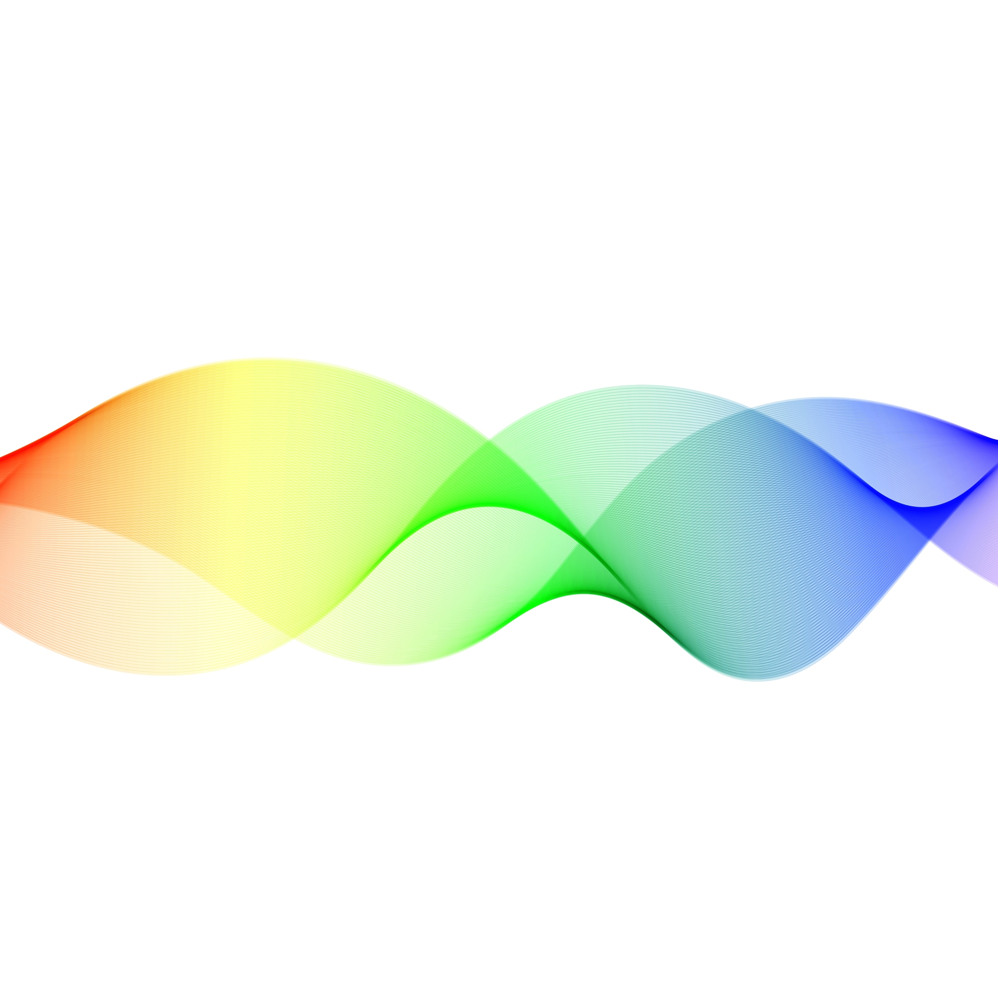 colorful wavy lines