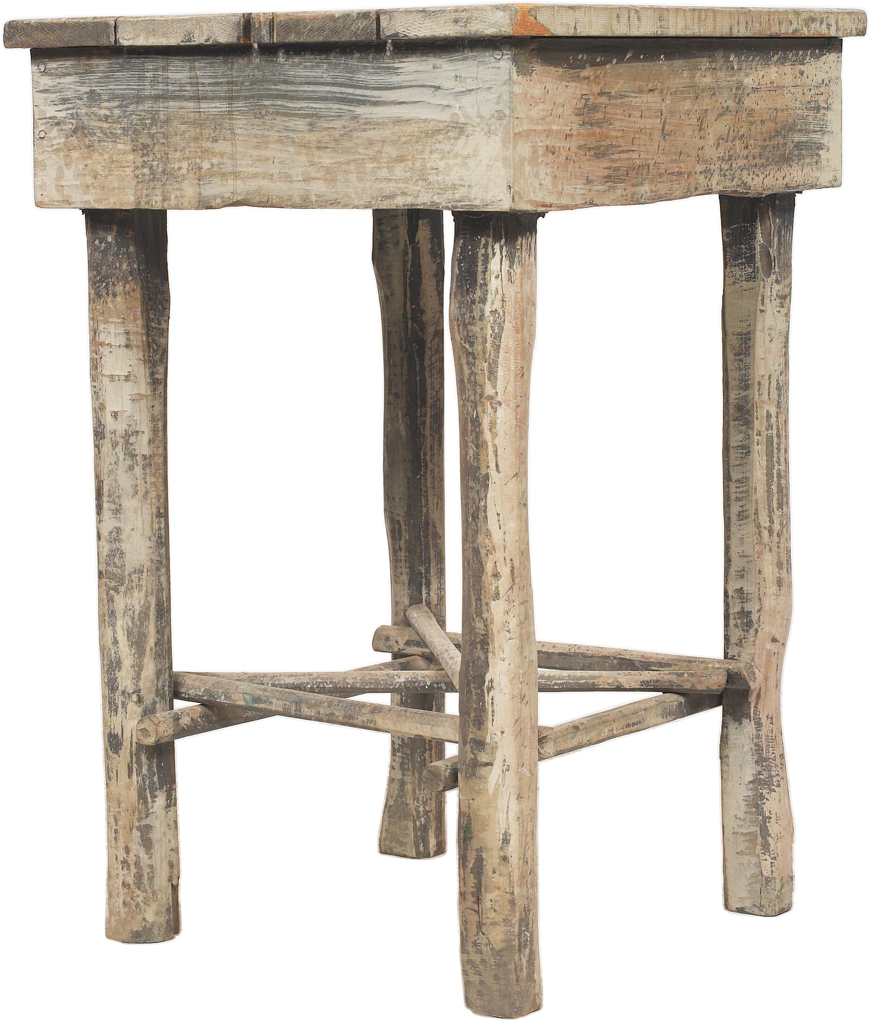 Solid Wood Vanity with Marble Top and Double Sink