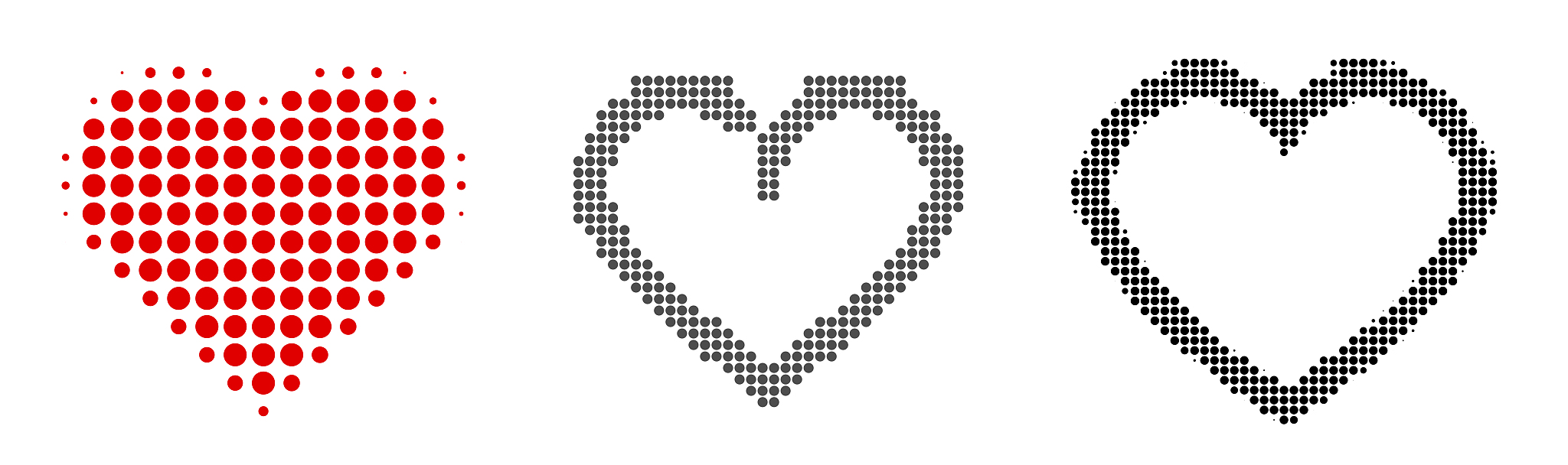 用python编写一个比较复杂的显示红心的代码