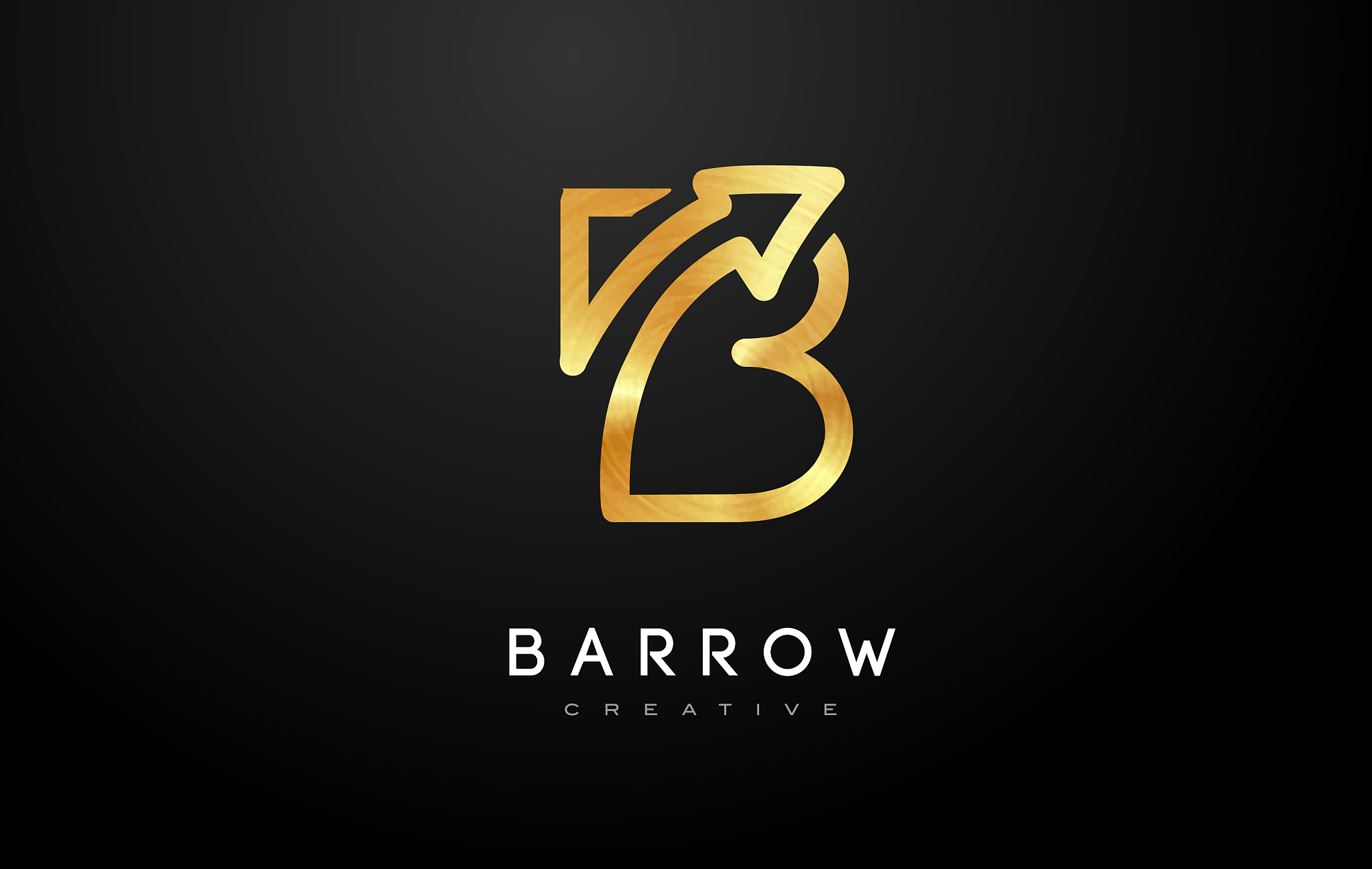 golden b logo b letter icon design