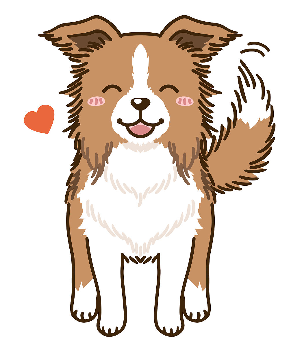 根据麦穗和边牧的形象结合给我一个ip形象的建议形象是鬼鬼祟祟的谐音狗狗穗穗