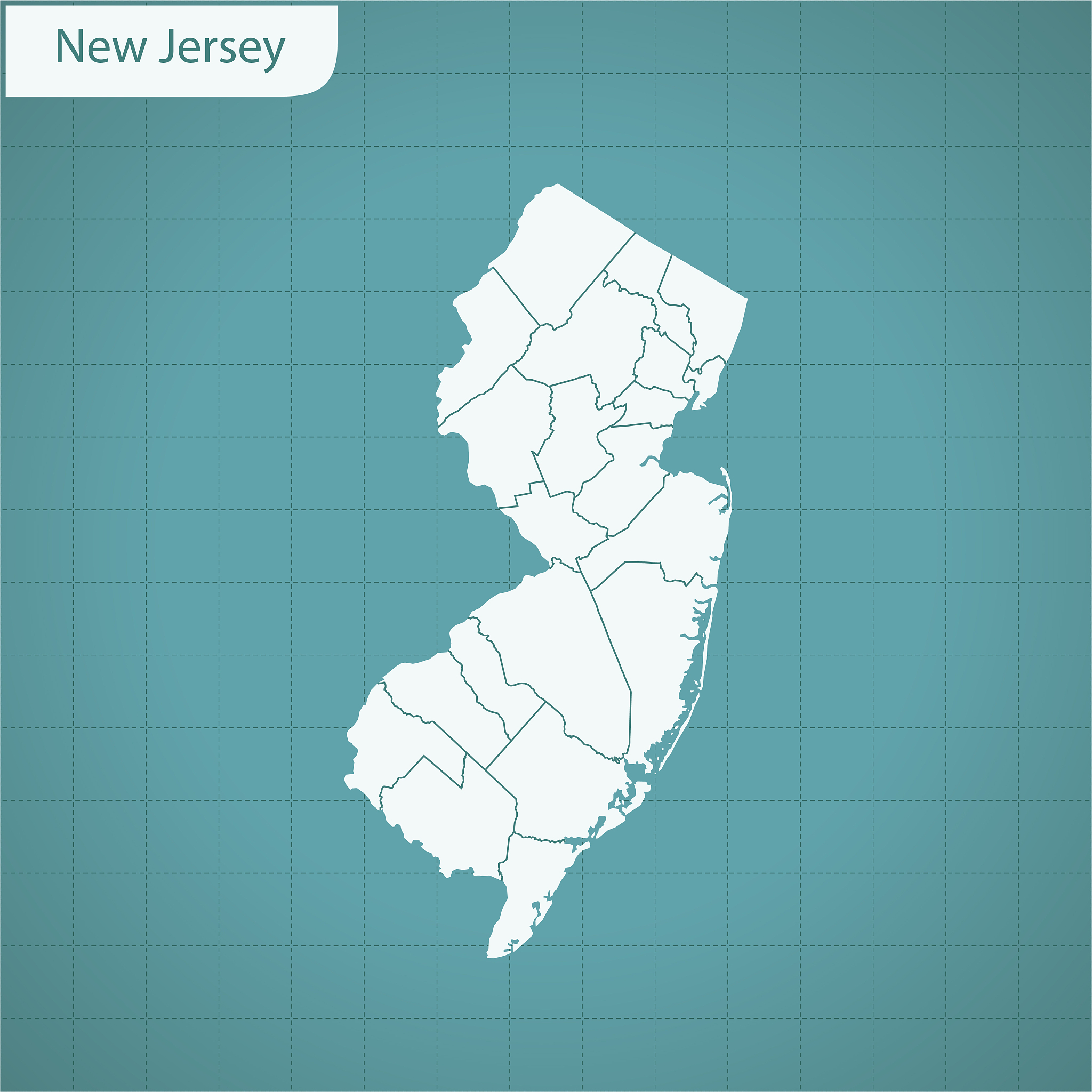 new jersey map