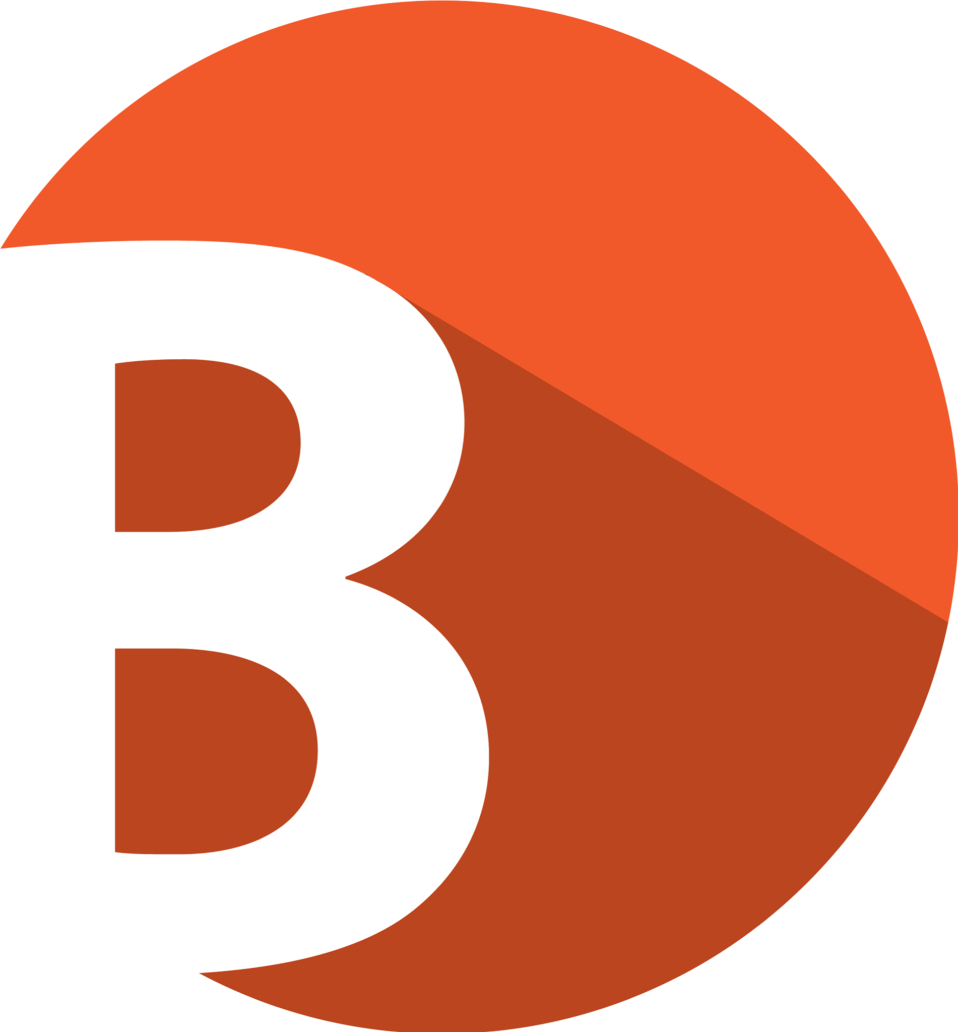 business corporate letter b logo design