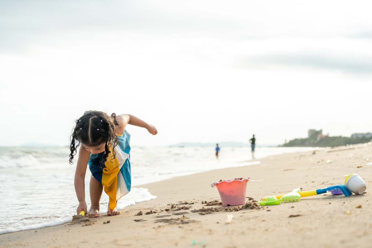 沙滩上的欢乐时光：一次难忘的海边之旅
