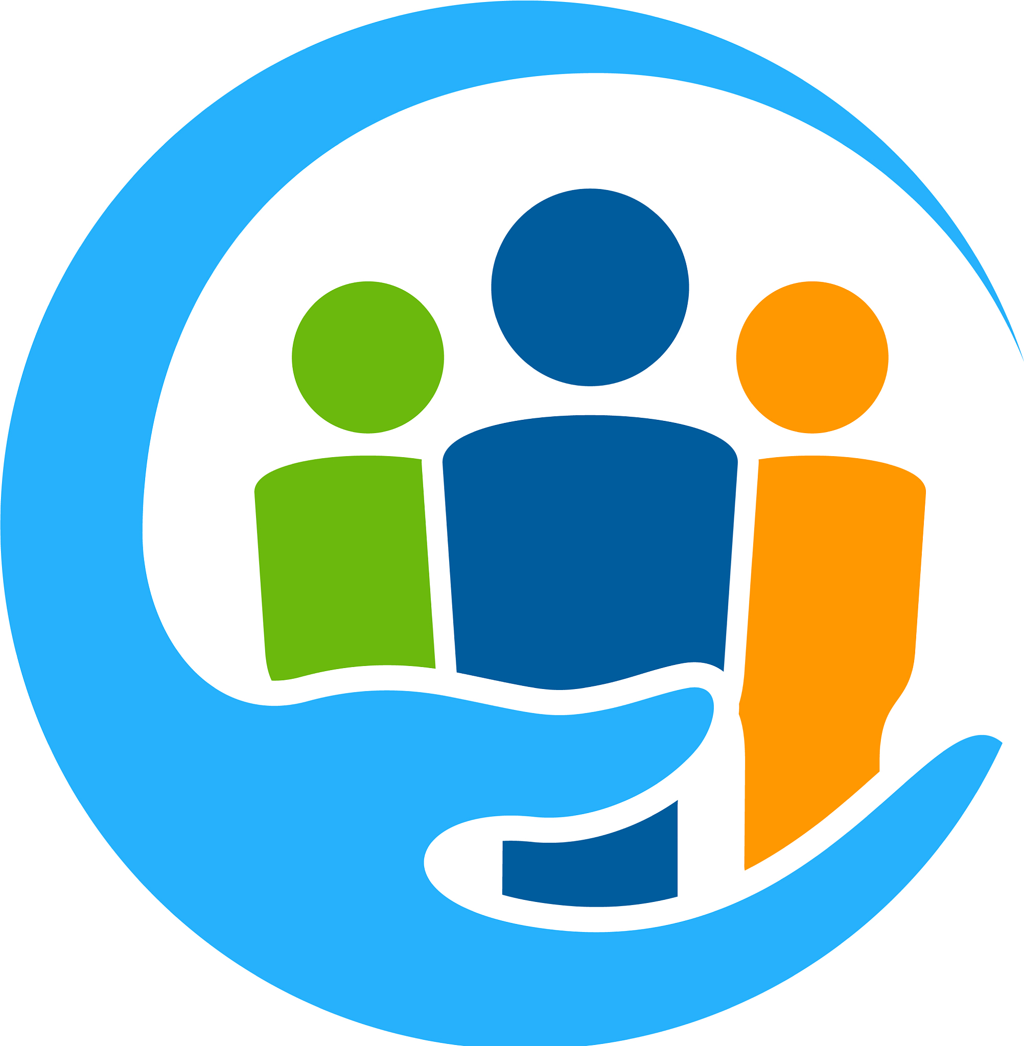 group care logo icon design