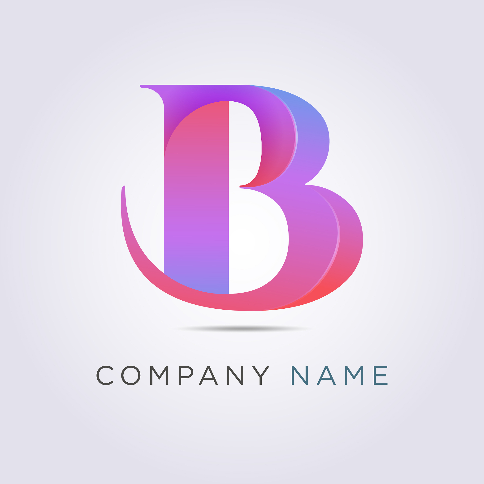 logo letter b template for your business and