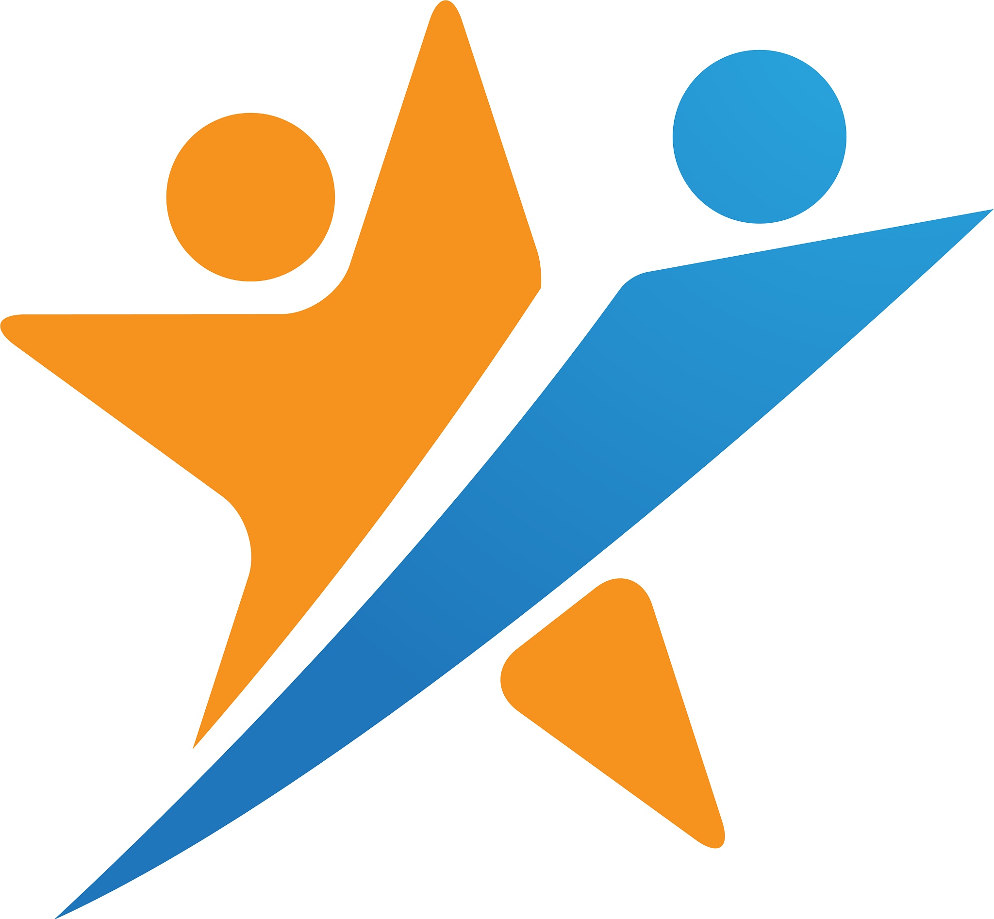 human character logo sign design