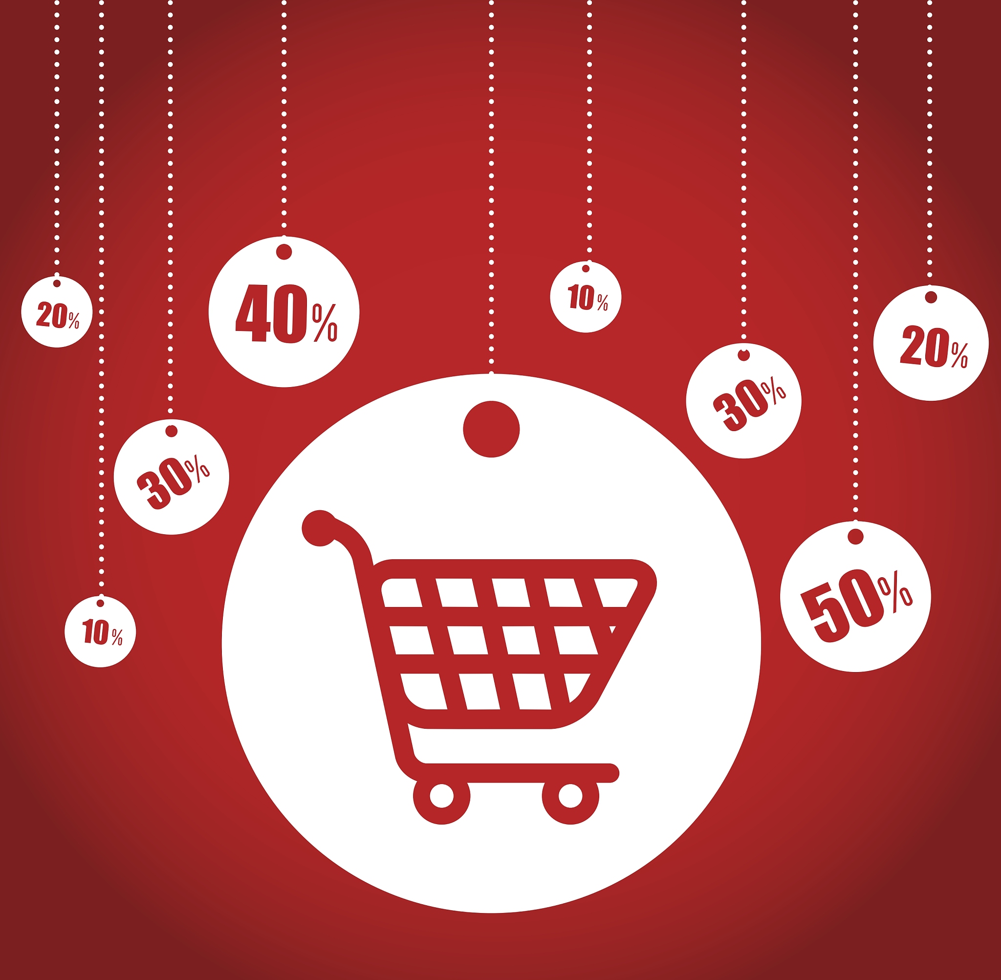 buying cart sale tags discounts