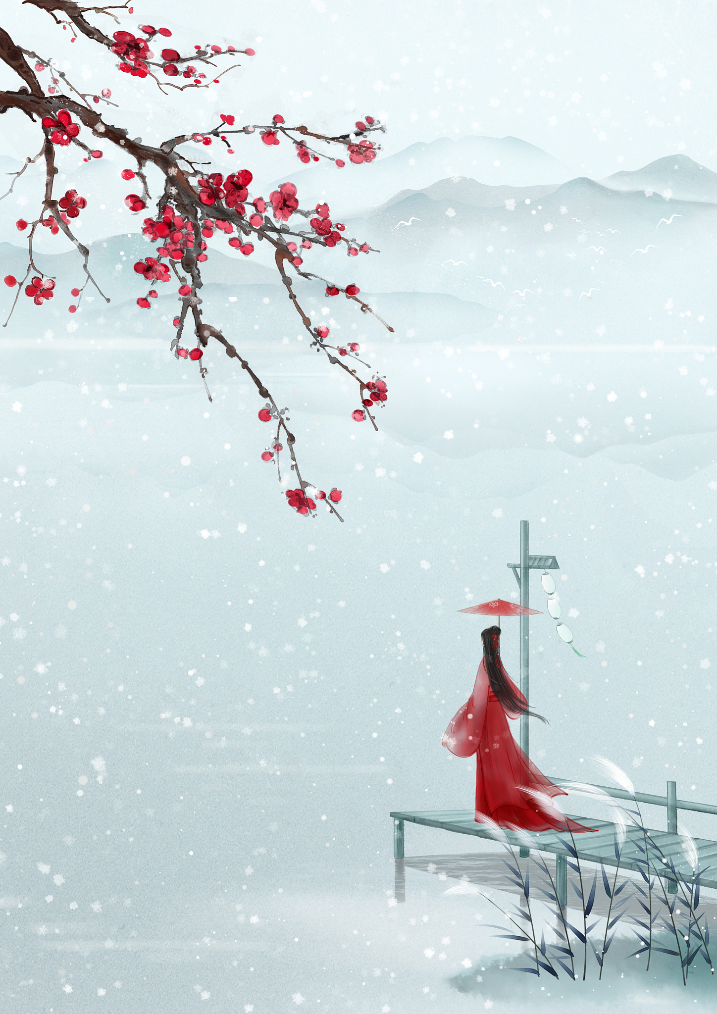 白雪却嫌春色晚，故穿庭树作飞花 - 唐诗赏析