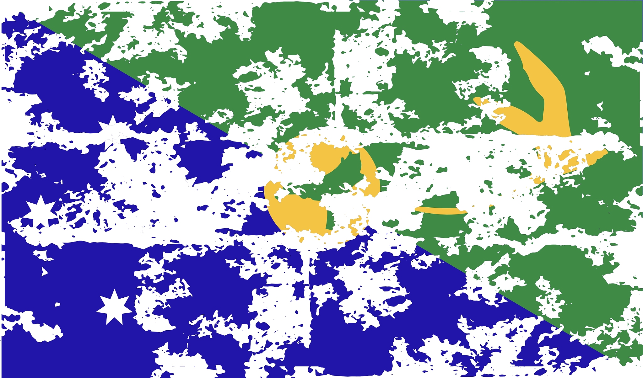 flag of christ<strong>m</strong>as island with old texture