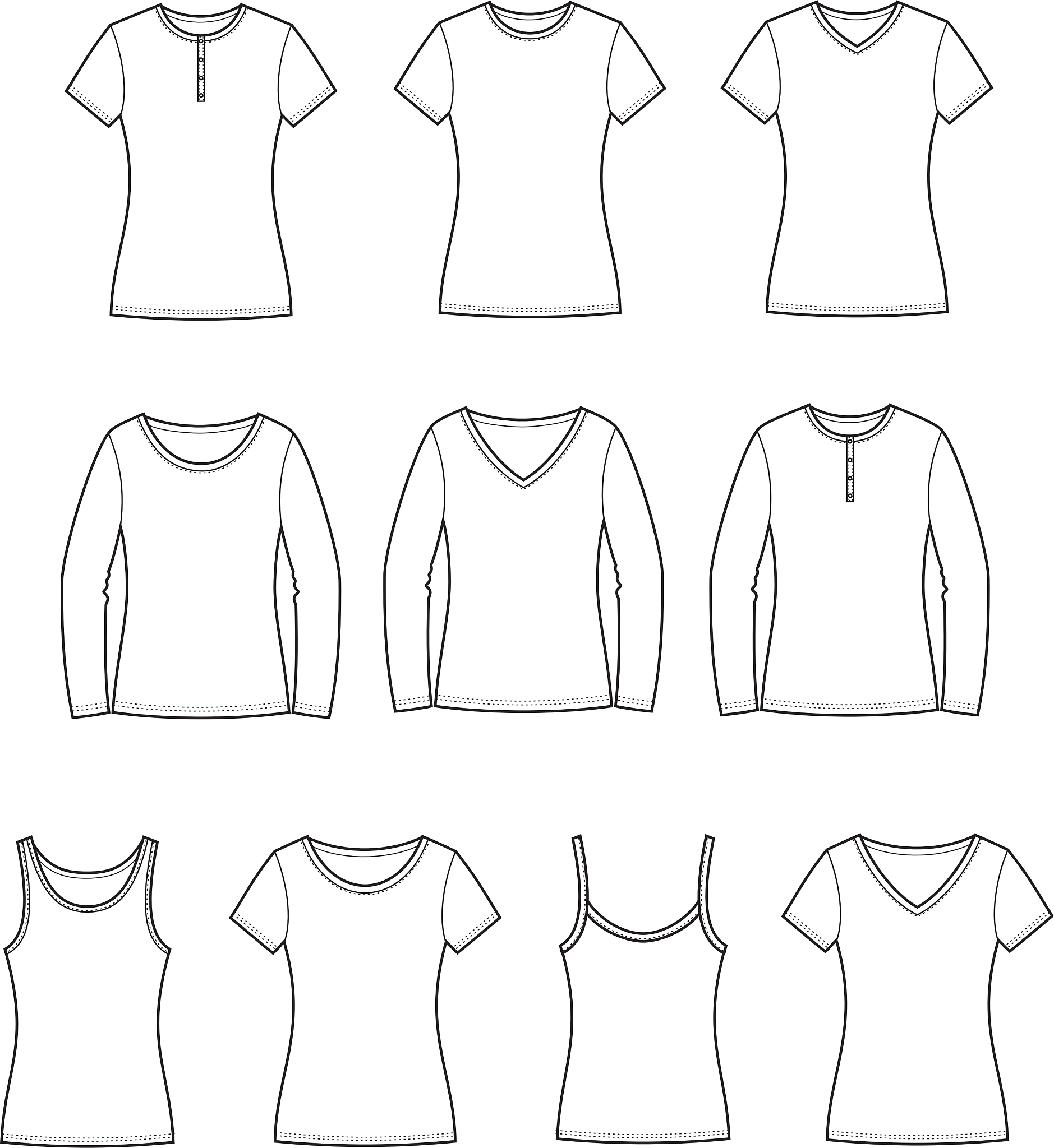 Collar to Hem: 26' -  了解衣服尺寸中的 '从领口到下摆' 长度