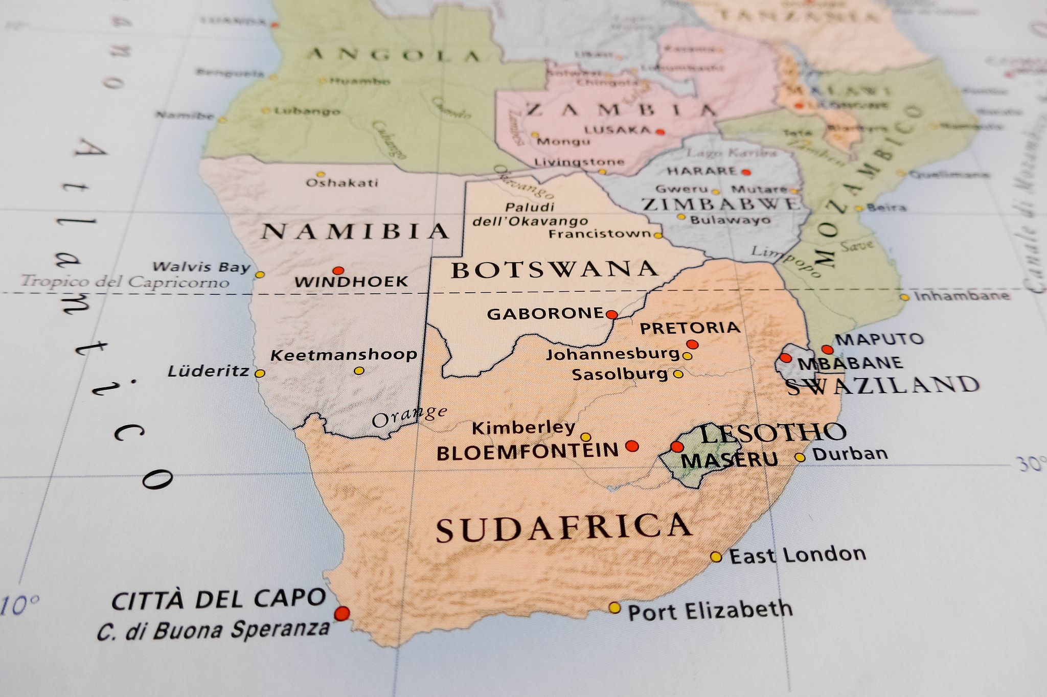 south africa map
