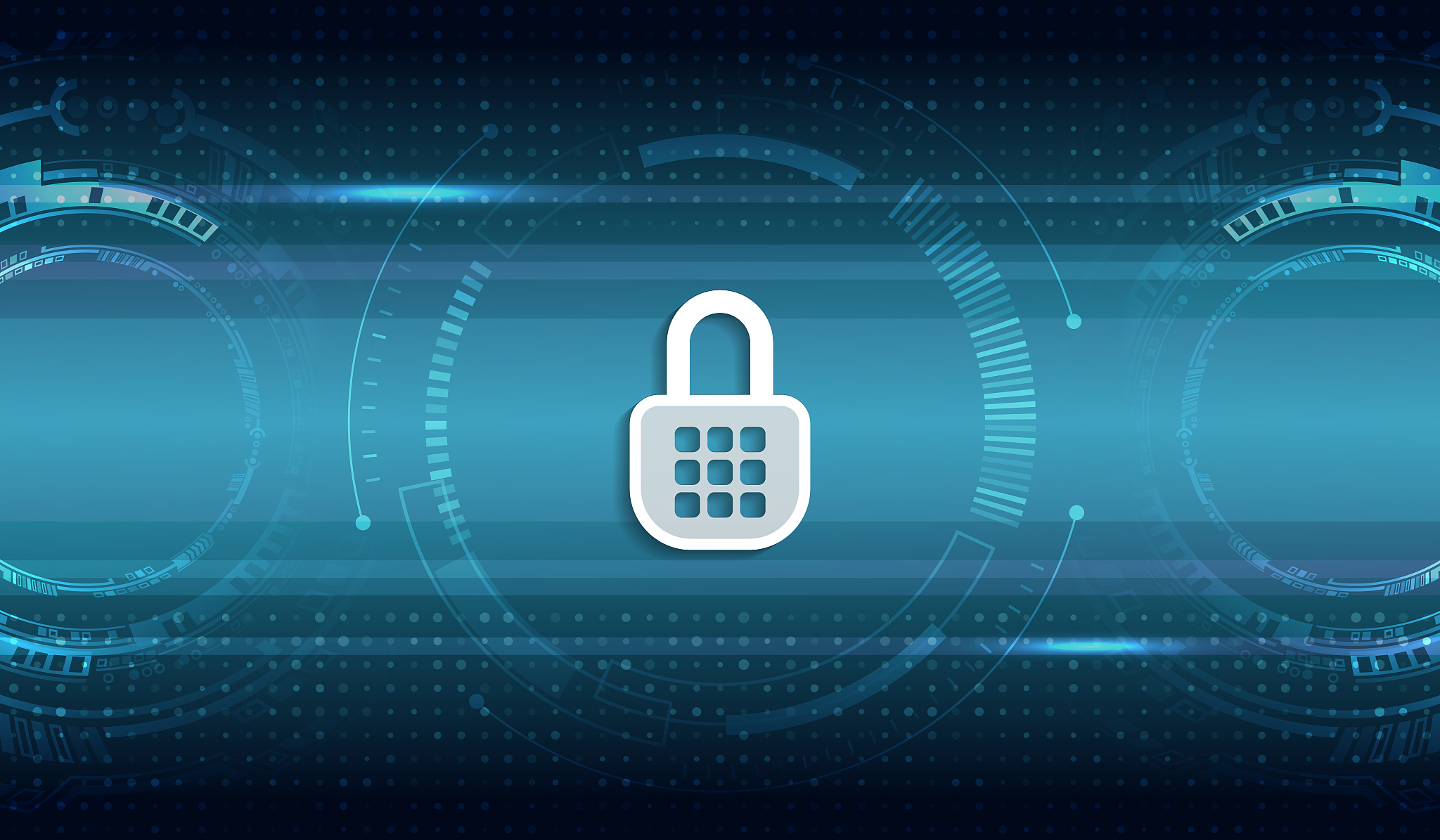 cyber attack protection privacy concept. protection from virus a