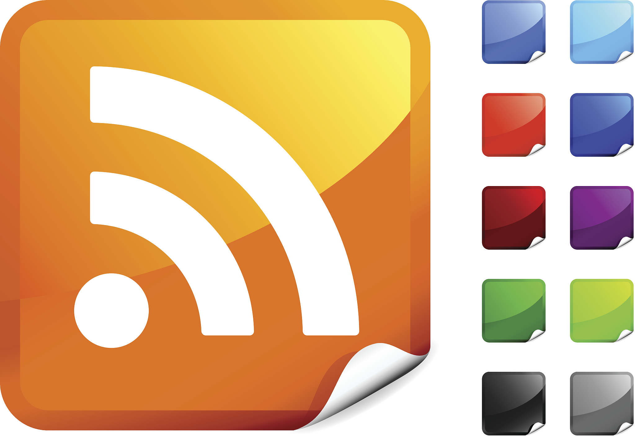 rss internet royalty free vector art