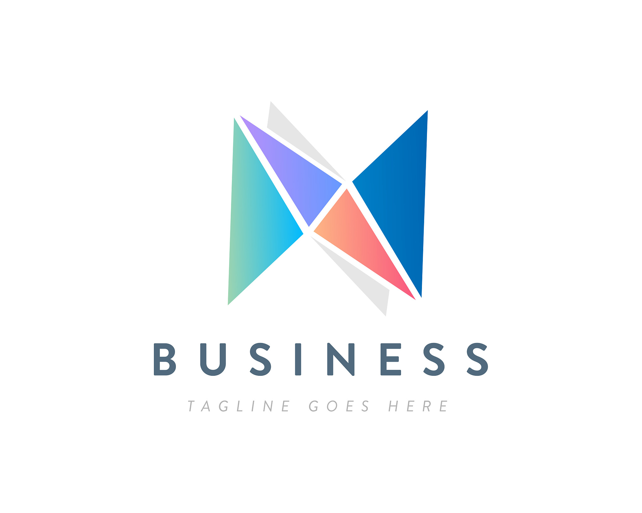 corporate multi purpose business symbol design