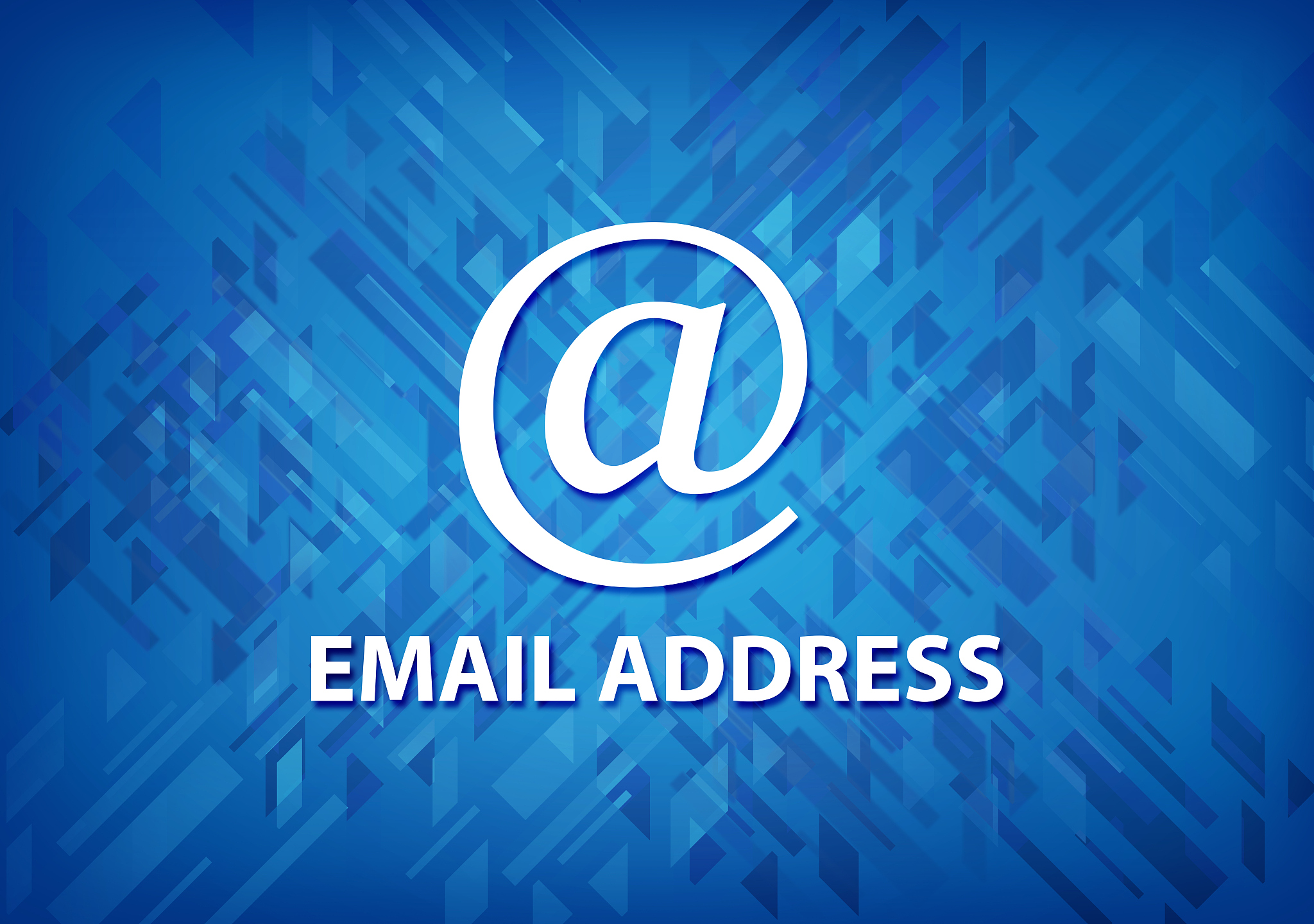 <strong>e</strong>mail address blue background