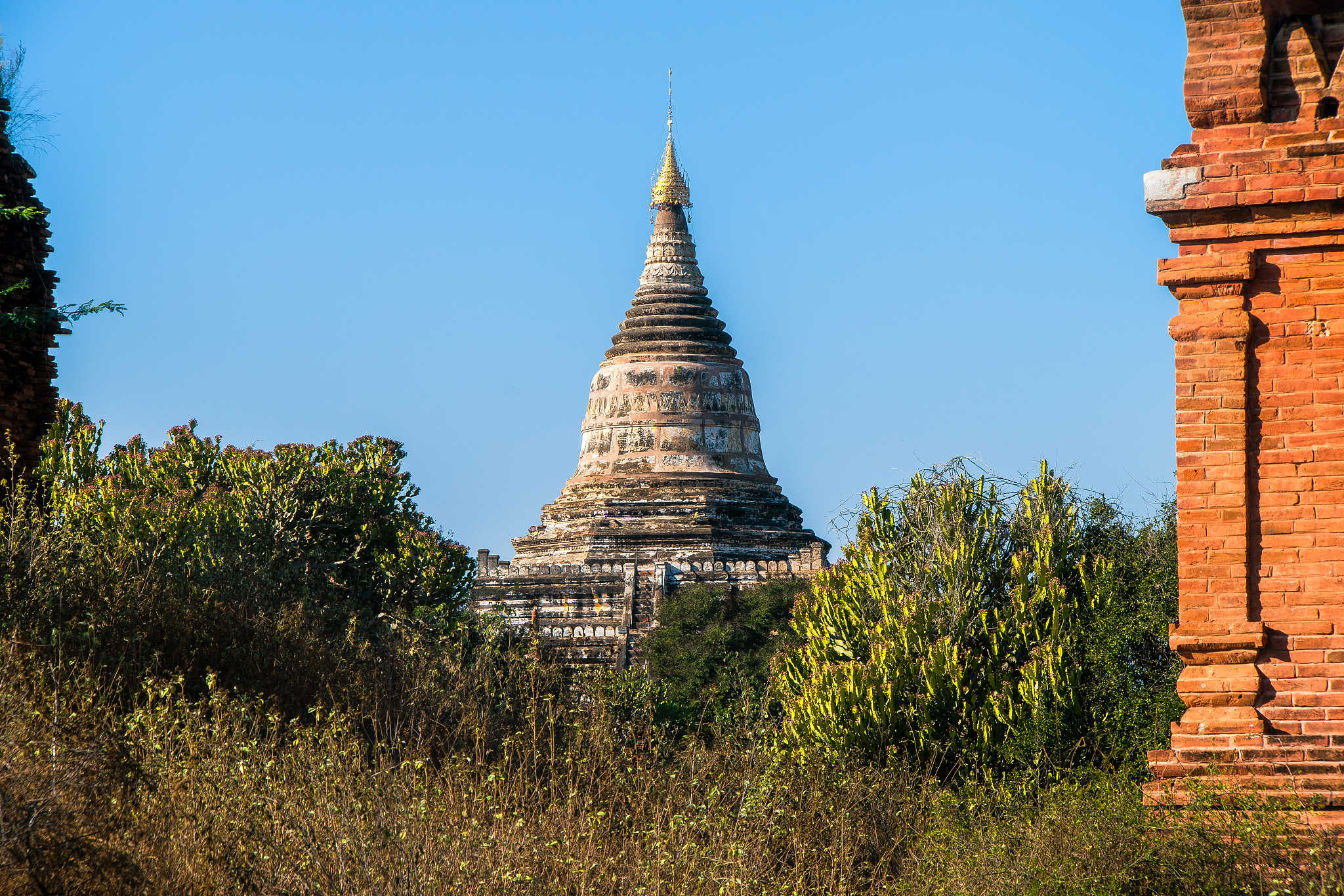 瑞山陀塔,传统,<strong>世界</strong>遗产,圆柱体,著名景点,古典式,缅甸,废墟,河流