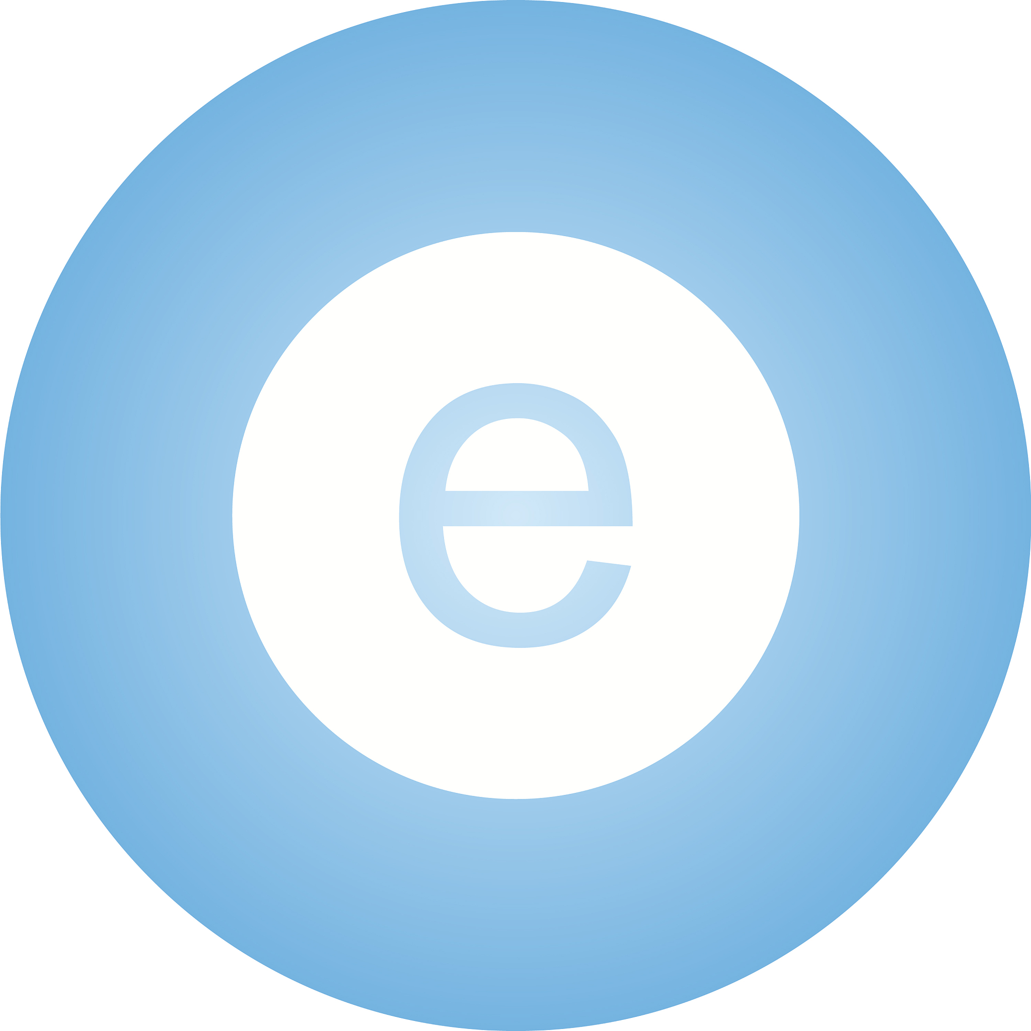 beautiful edge glyph icon