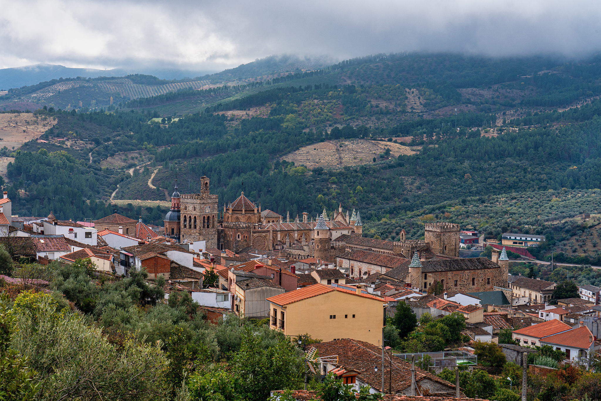 royal monastery of santa maria de guadalupe. caceres, spain.
