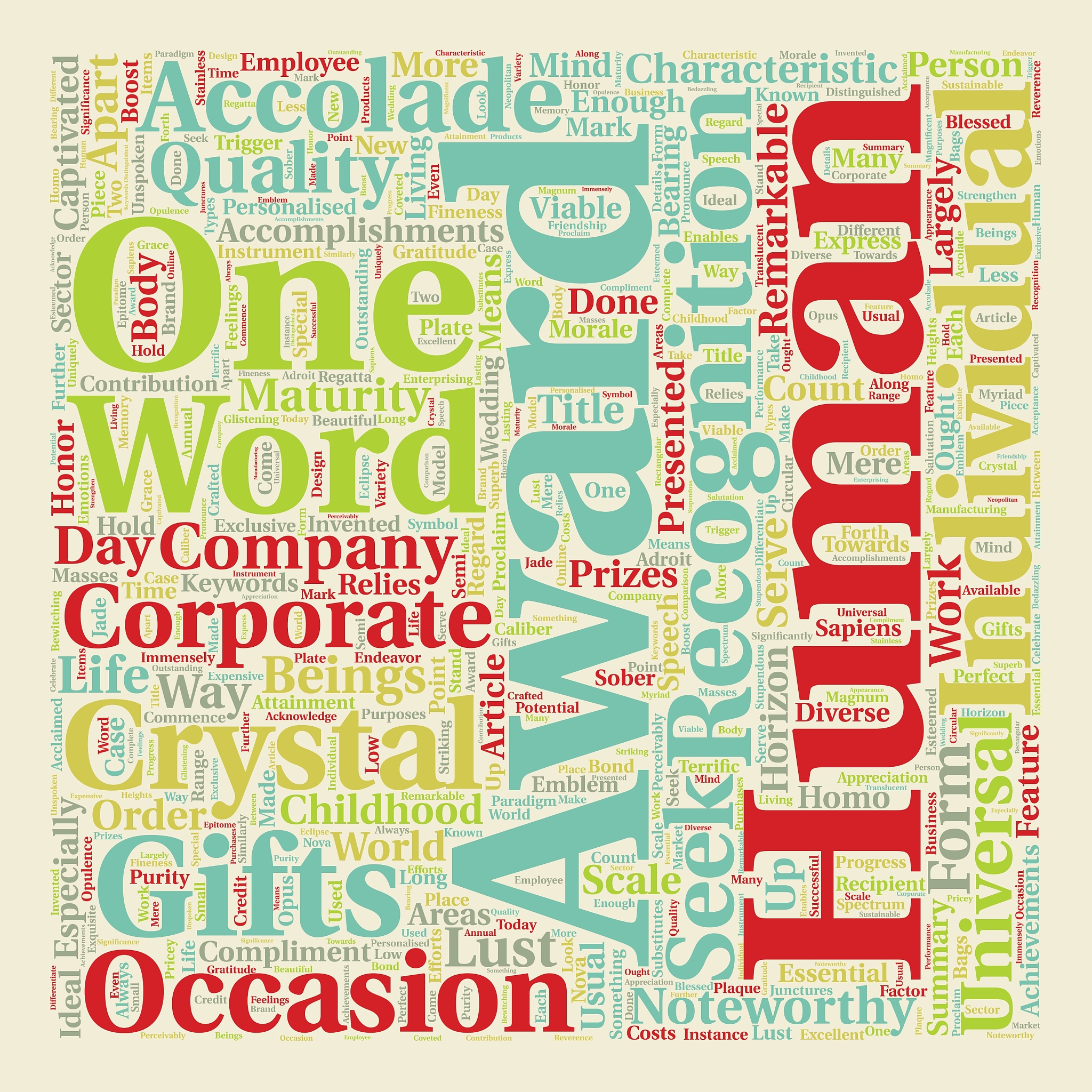 corporate awards text background wordcloud concept