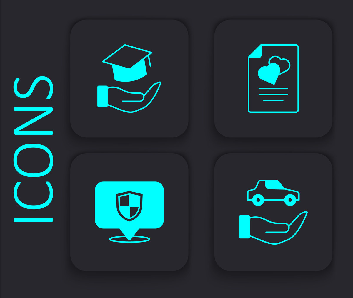 Superhero Explorer Icon: Linear Design