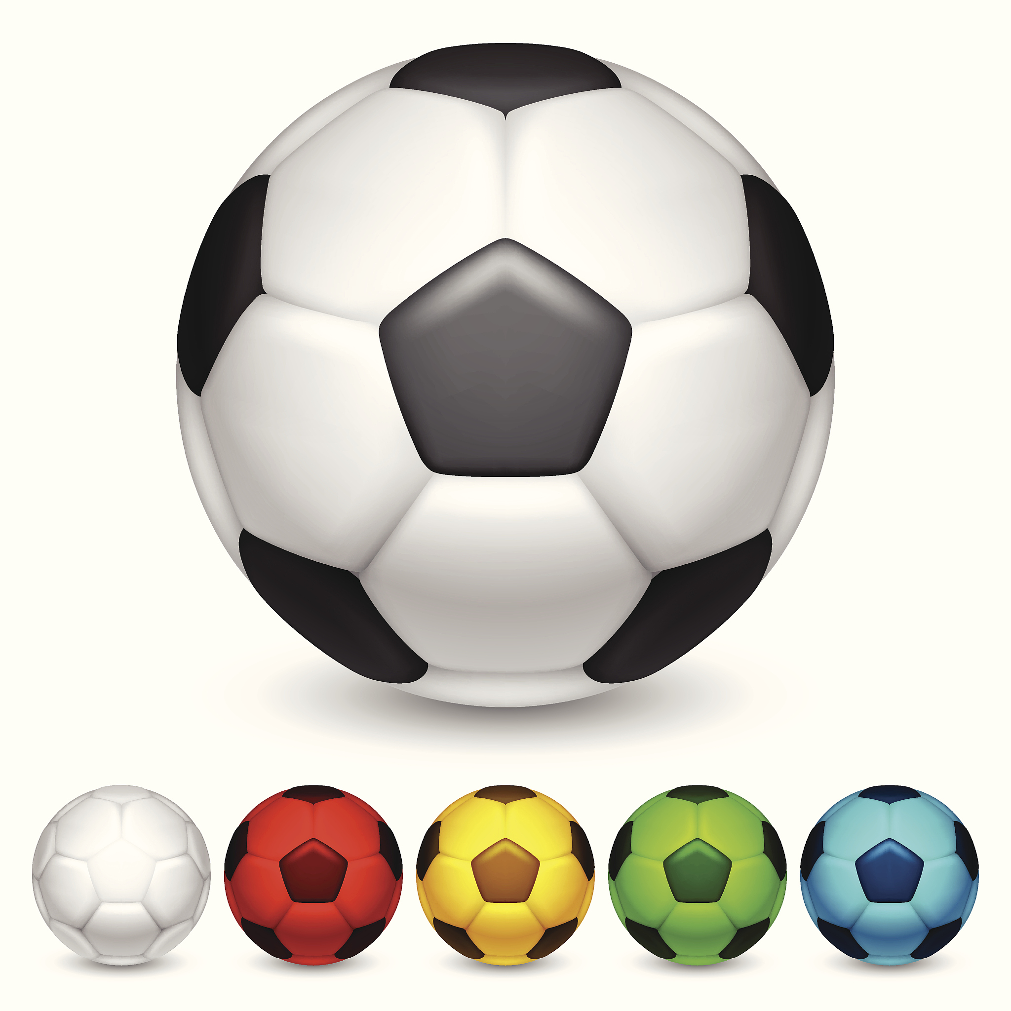 soccer balls.